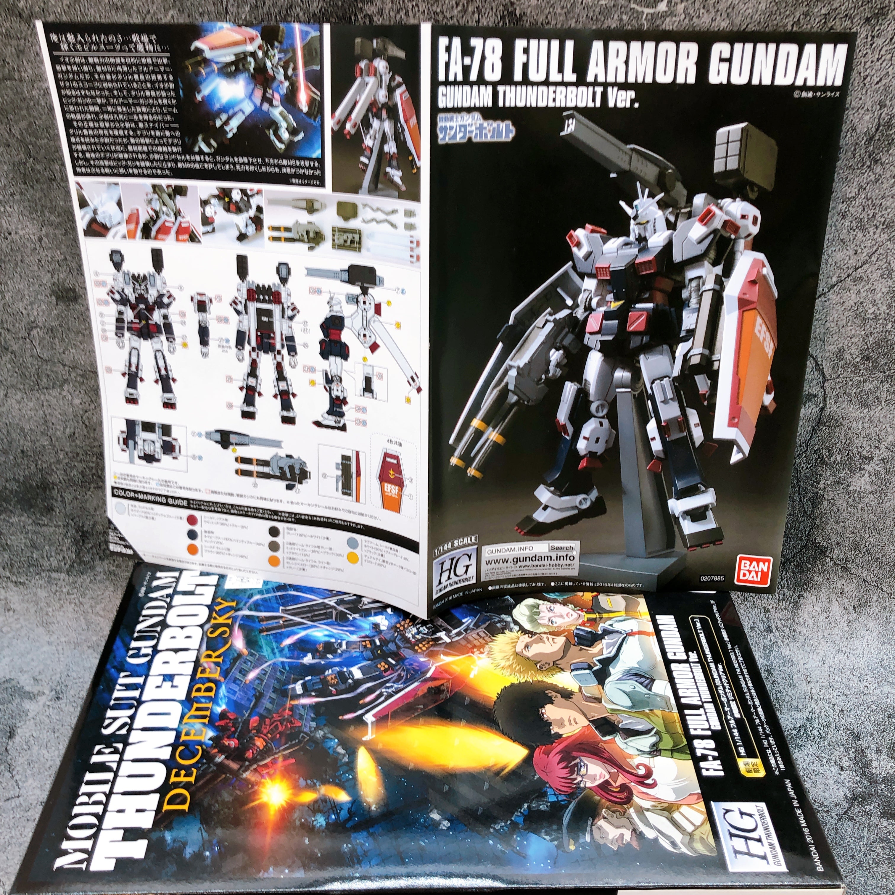 HG 1/144 Full Armor Gundam Gundam Thunderbolt Ver Limited Clear Kit Bandai NEW