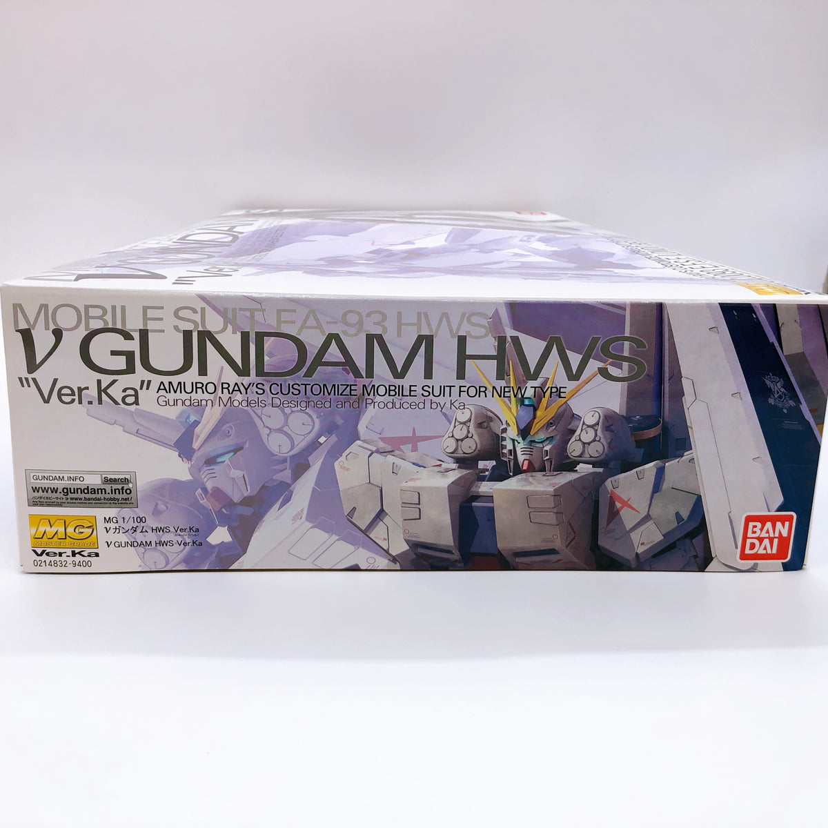 MG 1/100 FA-93 HWS Nu Gundam HWS Ver.Ka Model Kit Premium Bandai from Japan NEW