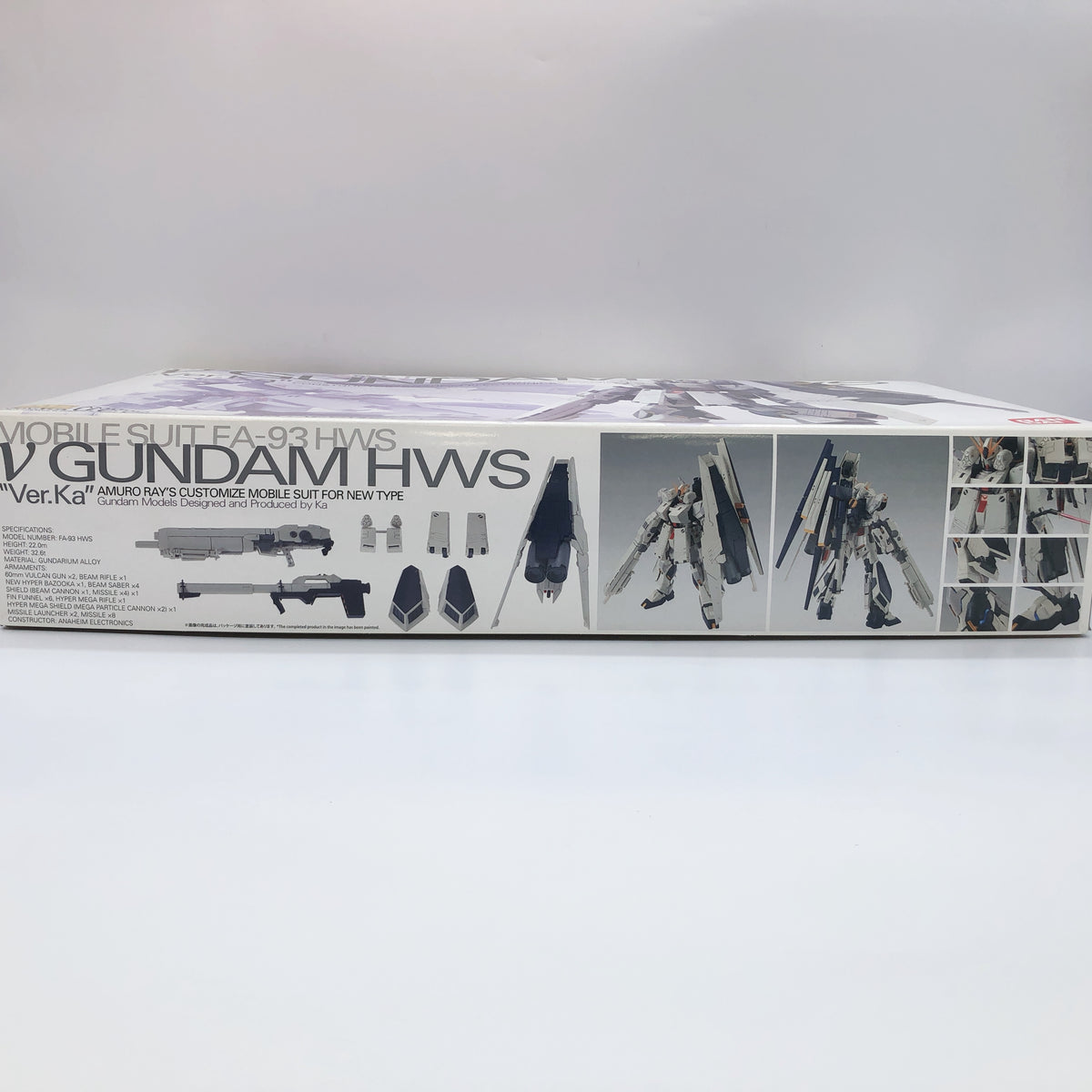 MG 1/100 FA-93 HWS Nu Gundam HWS Ver.Ka Model Kit Premium Bandai from Japan NEW