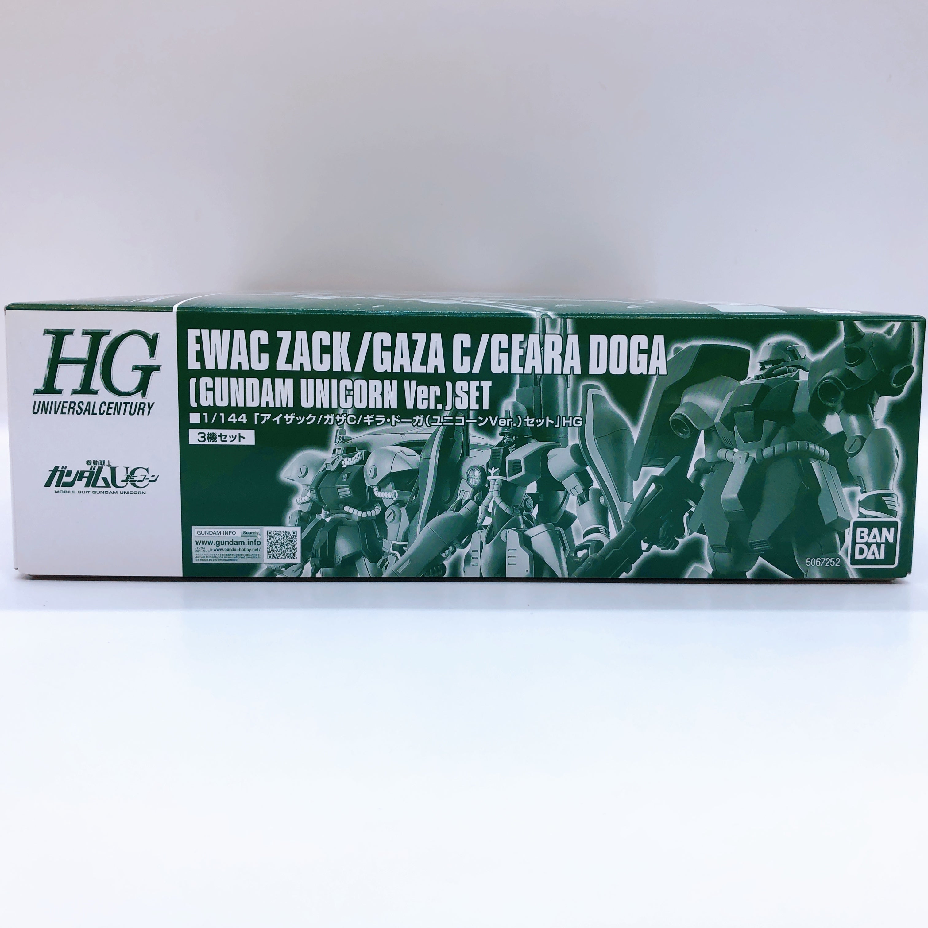 HGUC 1/144 EWAC ZACK/GAZA C/GEARA DOGA Gundam Unicorn Ver Set Kit Premium Bandai