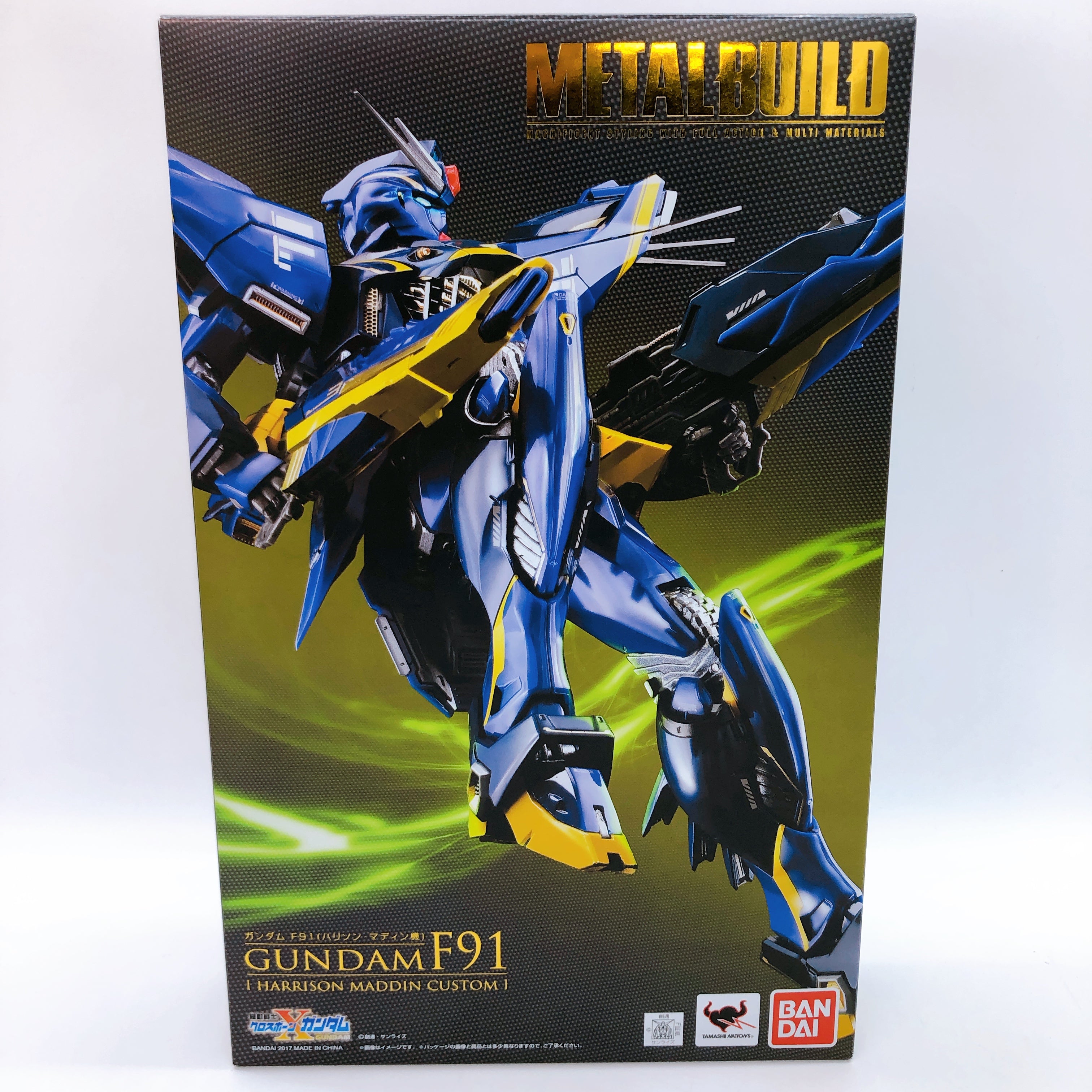 METAL BUILD Gundam F91 Harrison Maddin Custom Action Figure Bandai Japan NEW