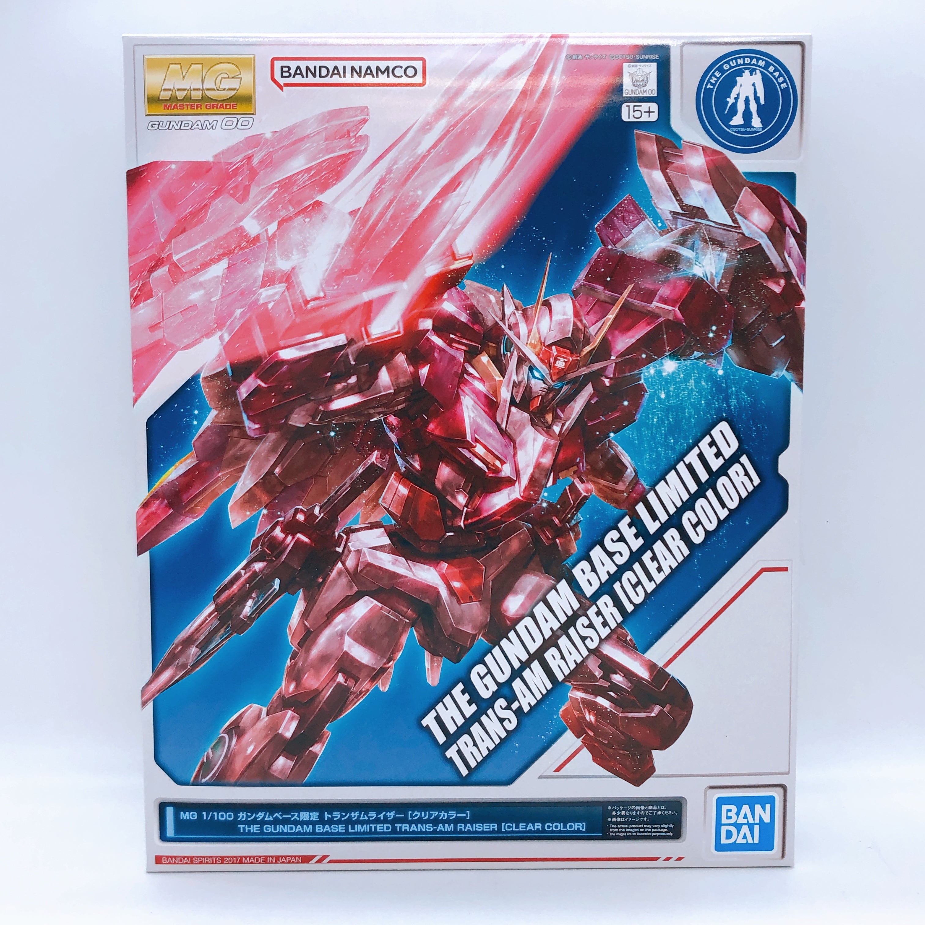 MG 1/100 TRANS-AM RAISER Clear Color Limited Model Kit Bandai Japan NEW FASTSHIP