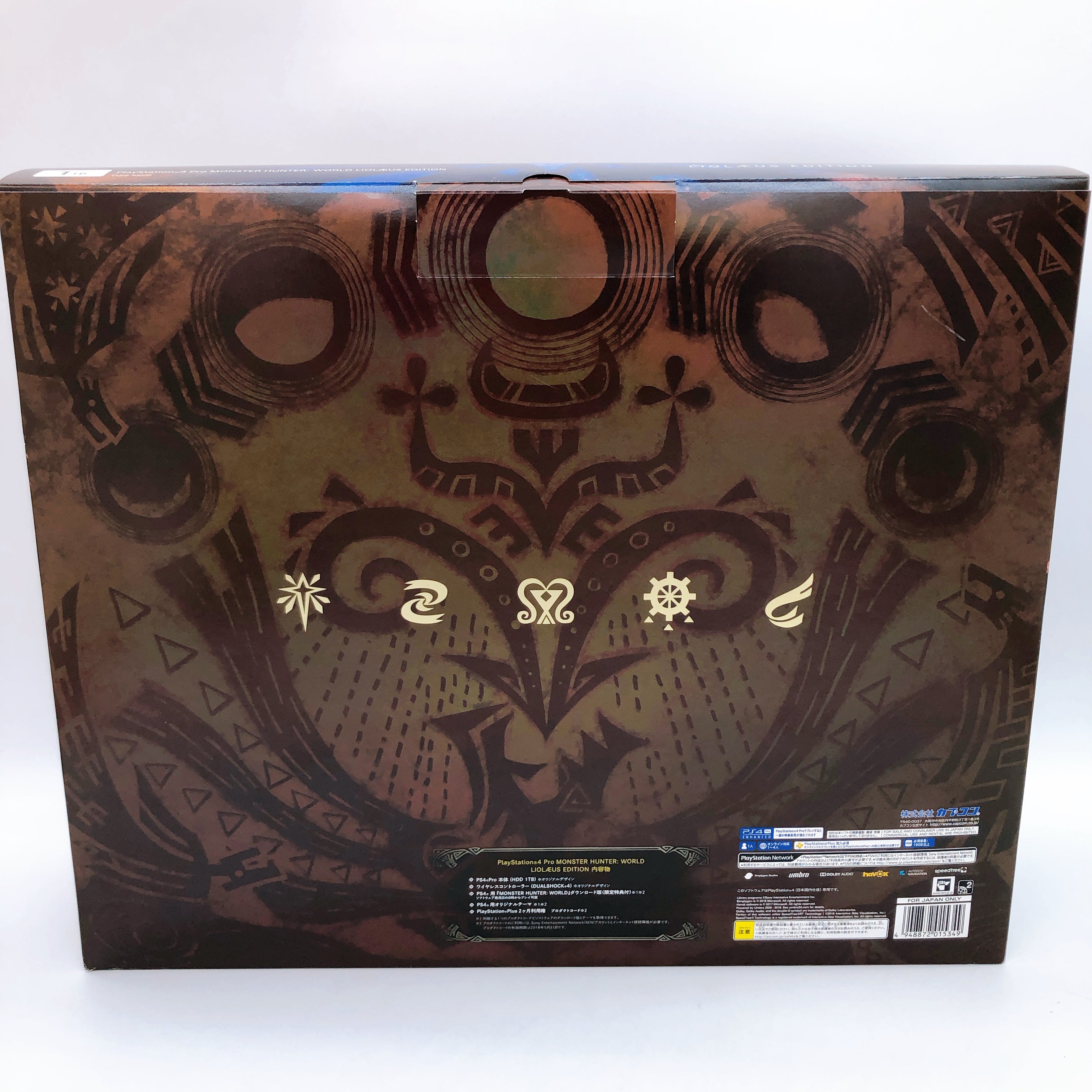 PlayStation 4 Pro Monster Hunter World Rathalos Liolaeus Edition 1TB PS4 Console