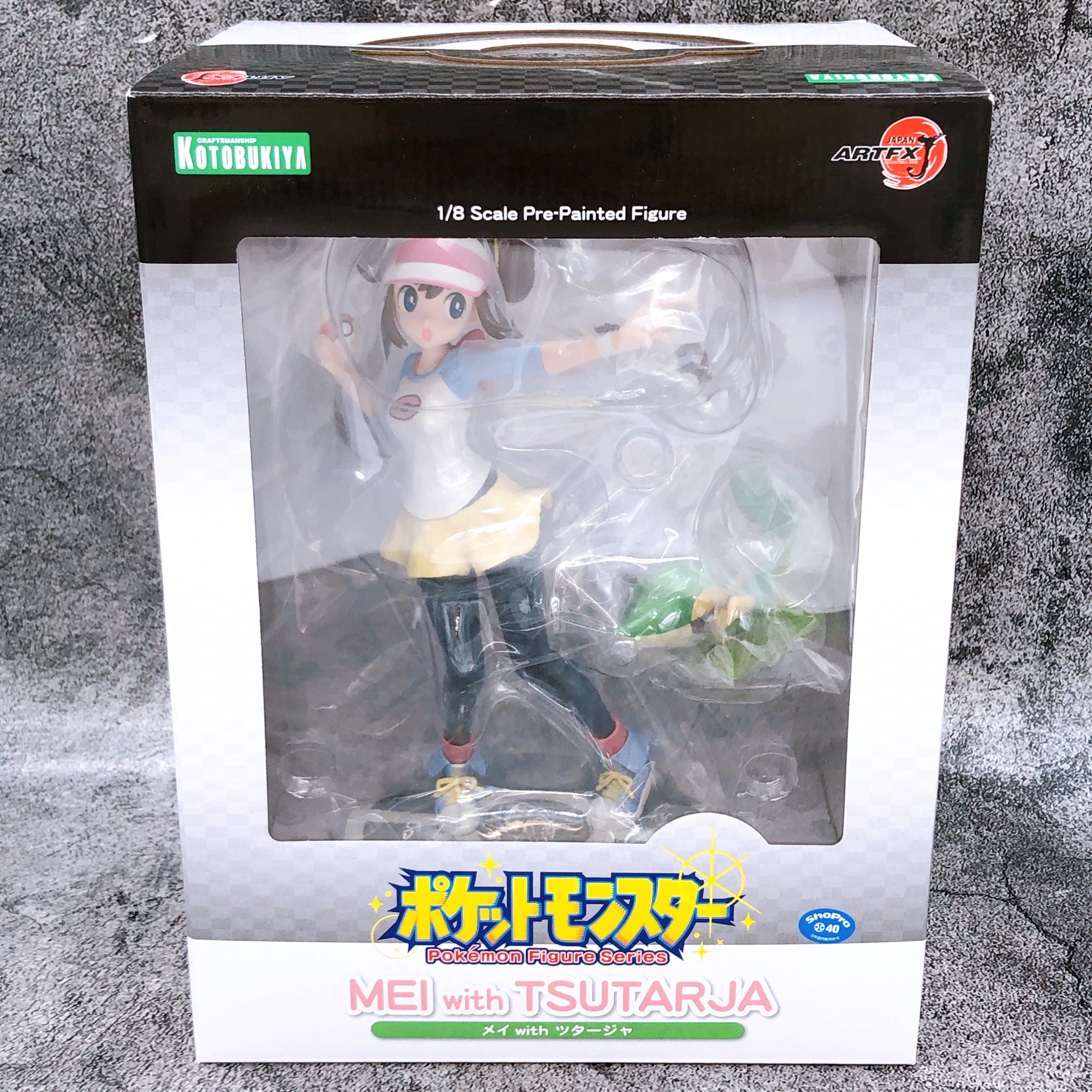 Pokemon Rosa (Mei) with Snivy (Tsutarja) 1/8 Scale Figure ARTFX J Kotobukiya New