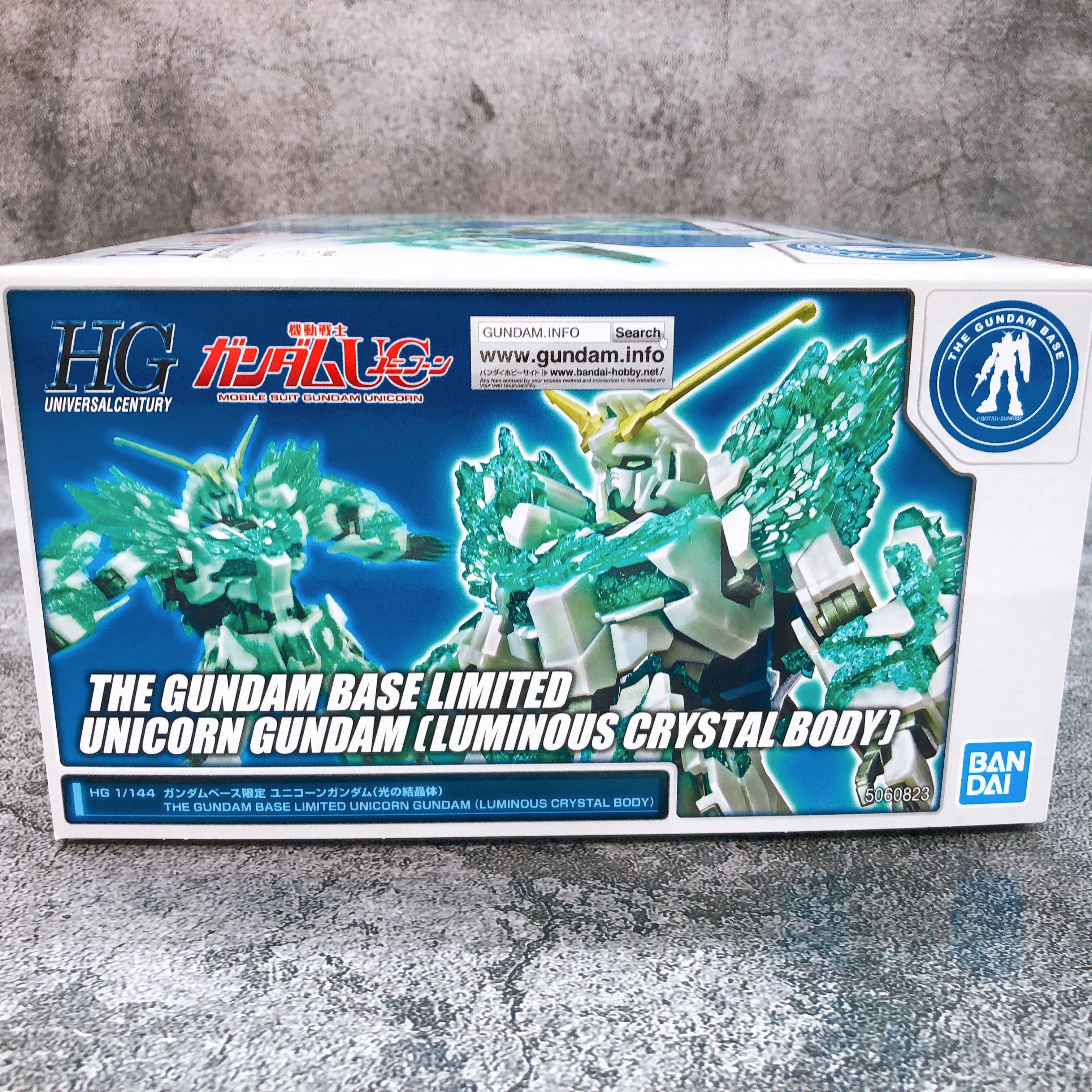 HG 1/144 Unicorn Gundam Luminous Crystal Body Limited Model Kit Bandai Japan NEW