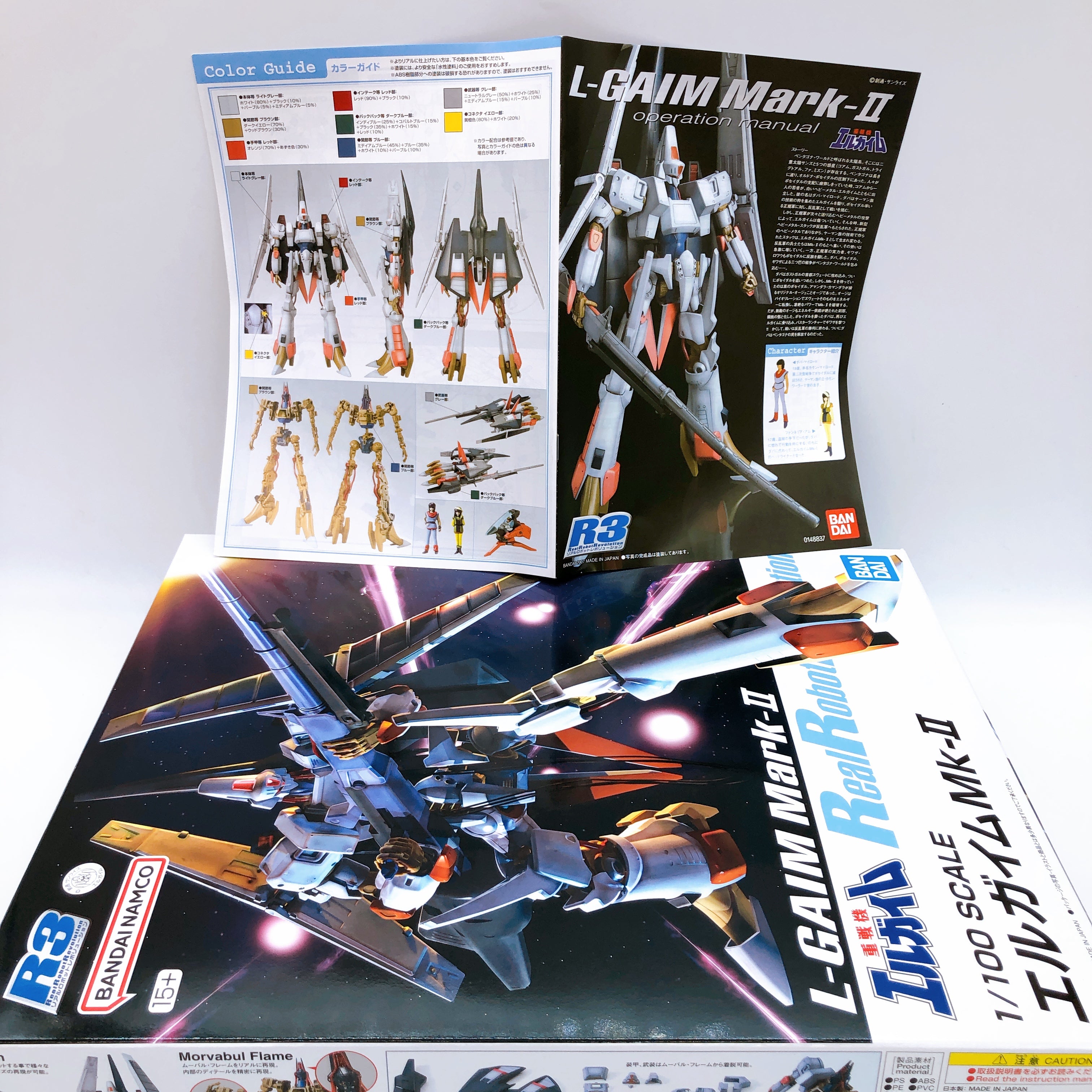 Heavy Metal L-Gaim Real Robot Revolution L-Gaim Mark-II 1/100 Model Kit Bandai