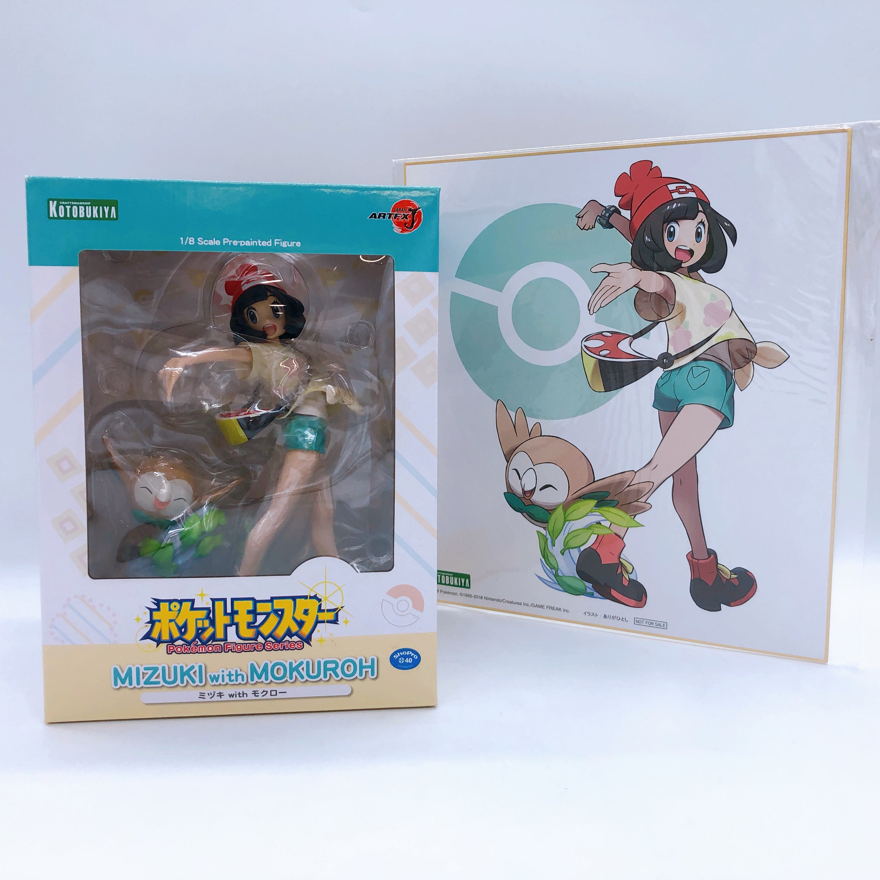 (w/Bonus) ARTFX J Pokemon Series Mizuki with Rowlet 1/8 Figure Kotobukiya NEW