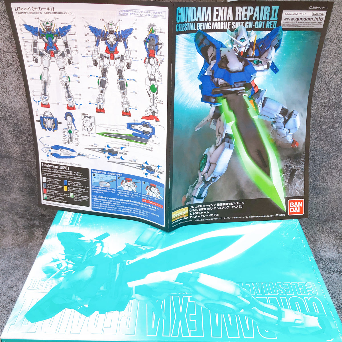 MG 1/100 Gundam Exia Repair II GN-001REII Model Kit 15+ Premium Bandai Japan NEW