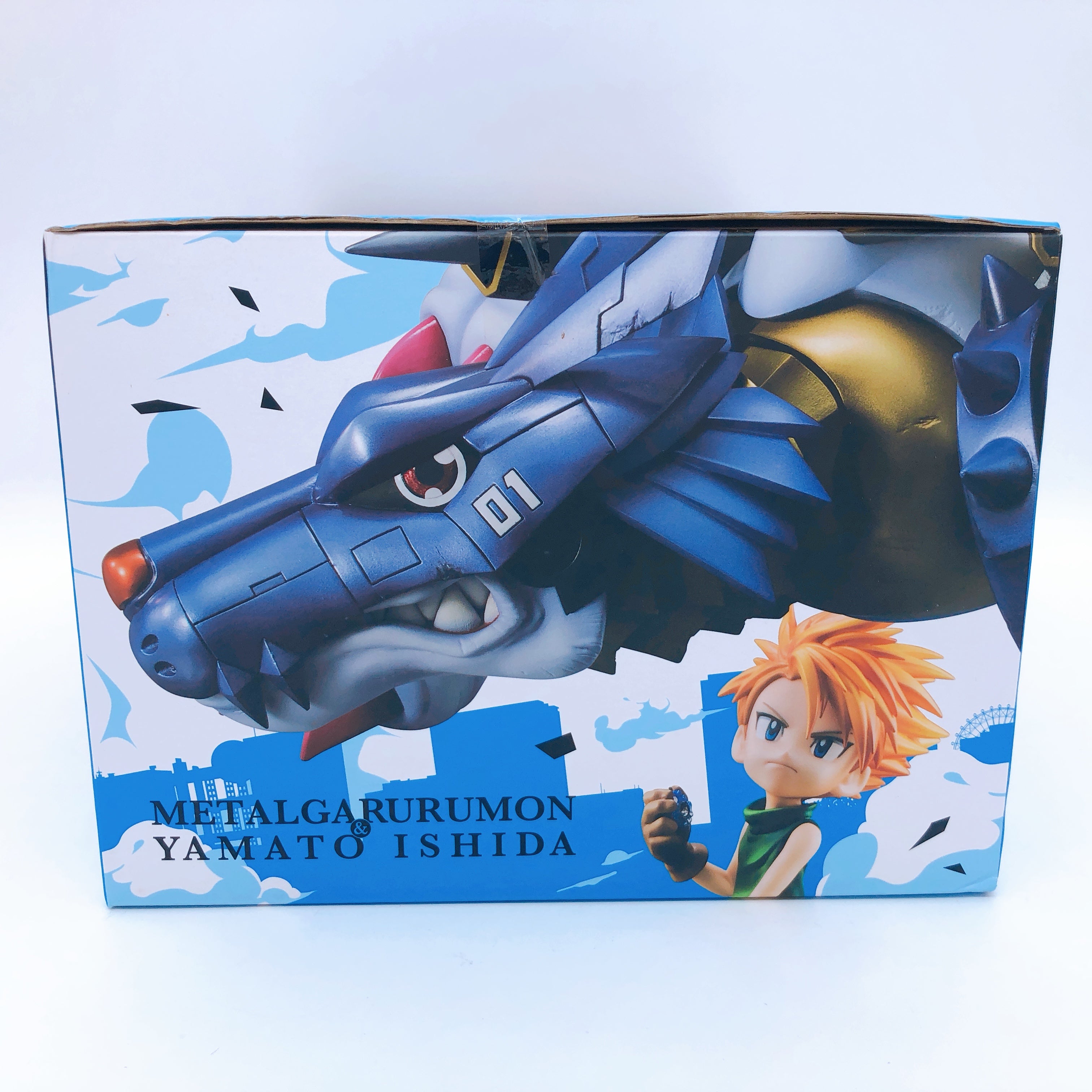 Precious G.E.M. Series Digimon Adventure Metal Garurumon & Yamato Ishida Figure