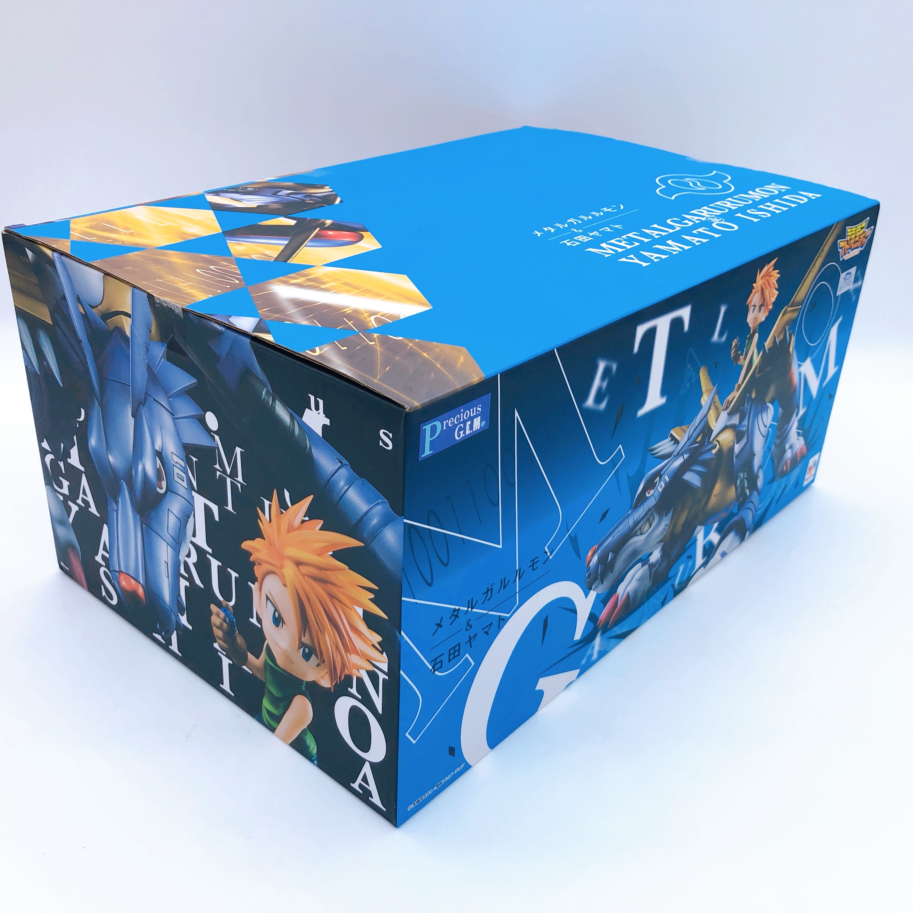 Precious G.E.M. Series Digimon Adventure Metal Garurumon & Yamato Ishida Figure