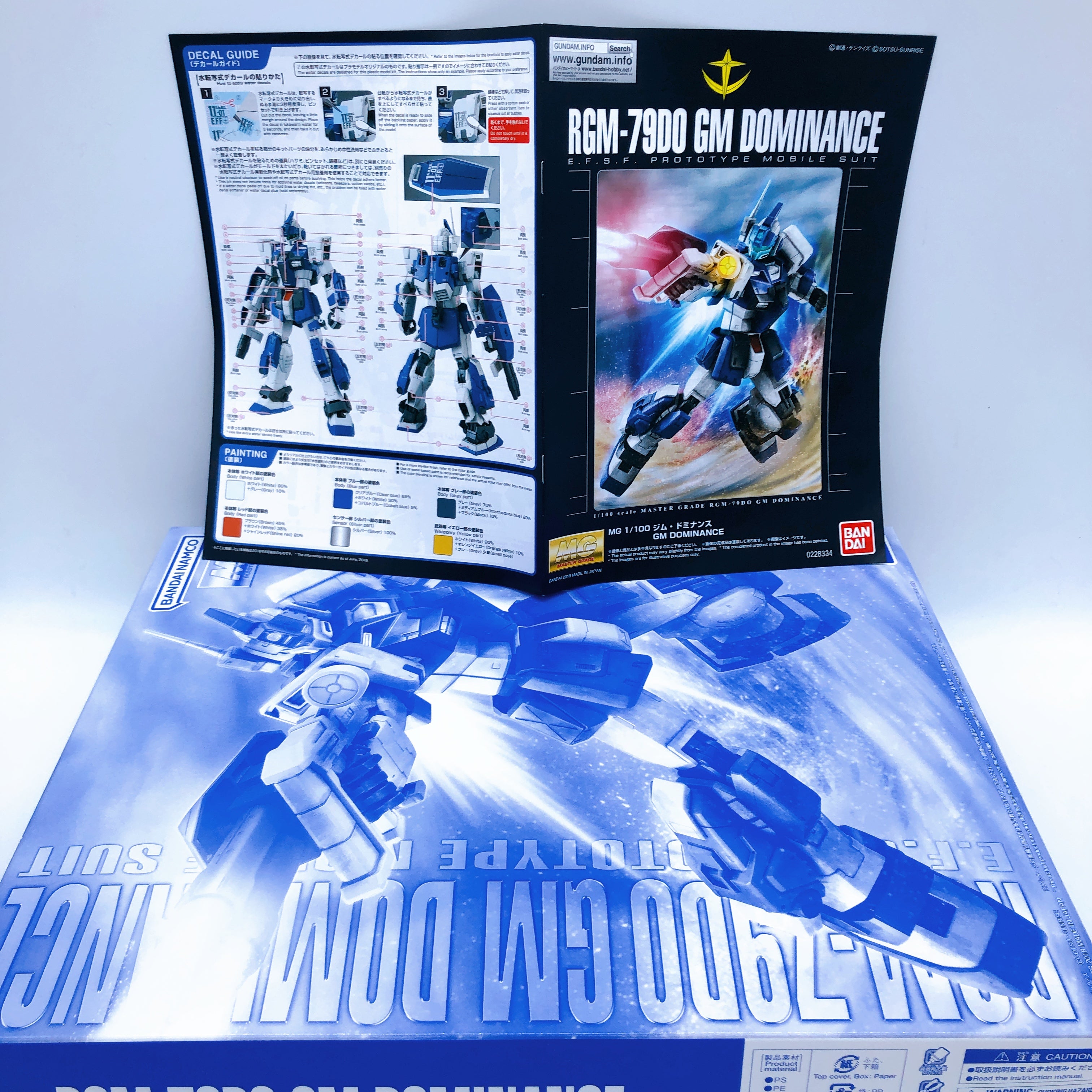MG 1/100 GM Dominance RGM-79DO Gunpla Model Kit Premium Bandai Japan FASTSHIP