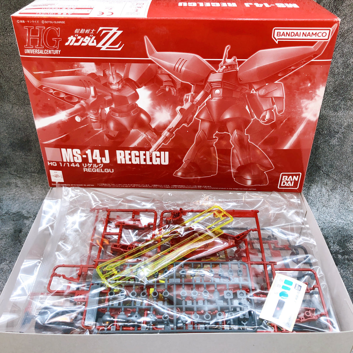 HGUC 1/144 Regelgu MS-14J Gundam ZZ Model Kit Premium Bandai Japan NEW FASTSHIP
