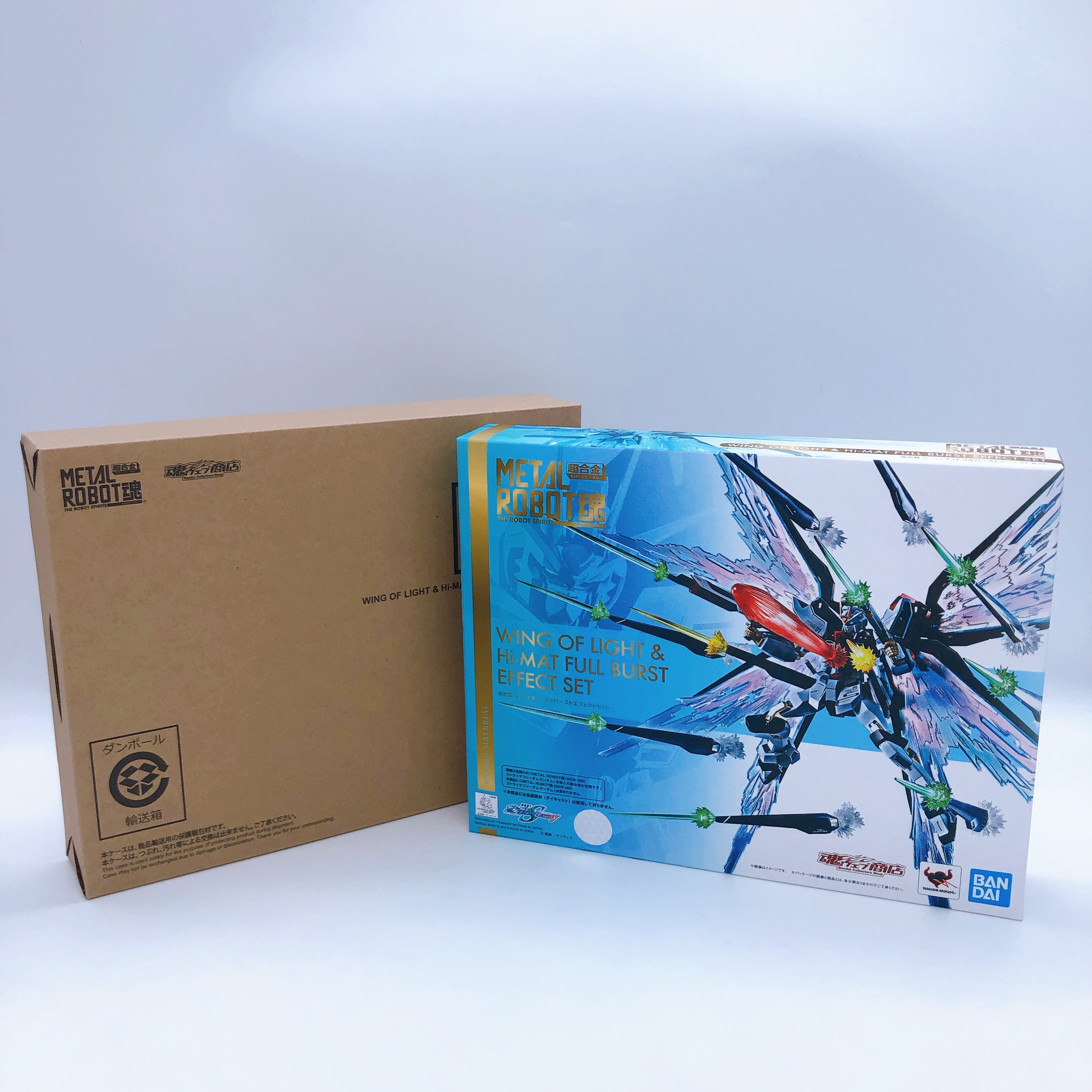 Metal Robot Spirits Wing of Light & Hi-Mat Full Burst Effect Set Gundam Japan