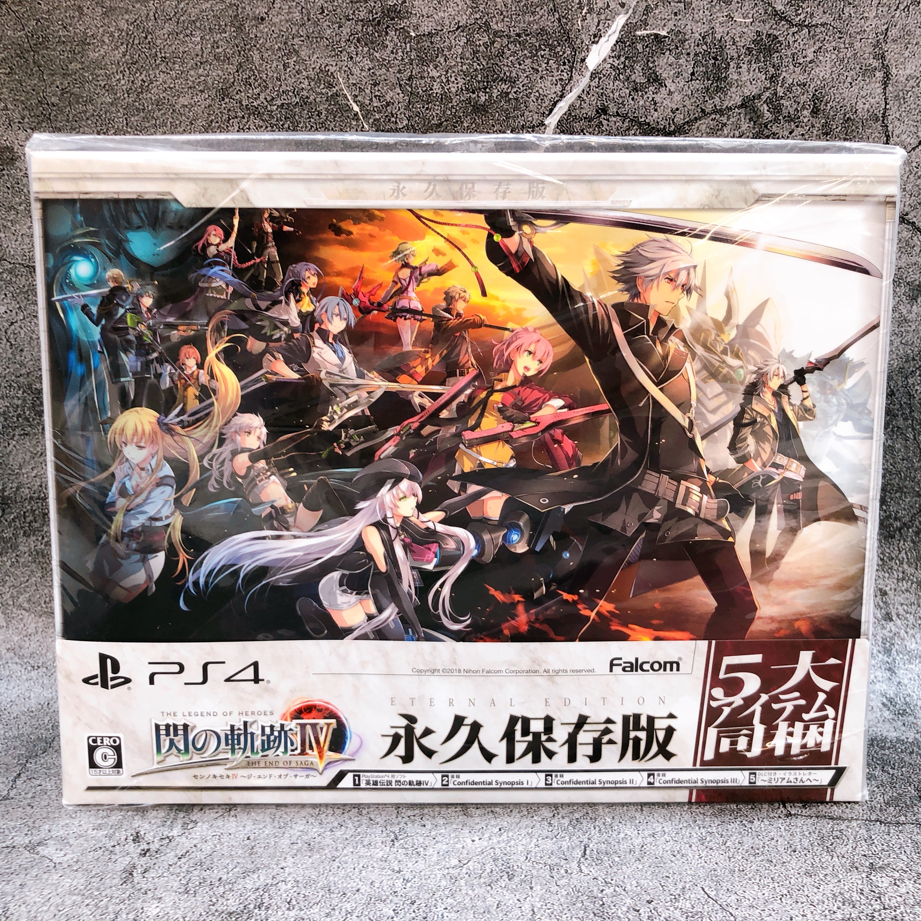 PS4 The Legend of Heroes Sen no Kiseki IV Limited Edition Japan Game Sealed NEW