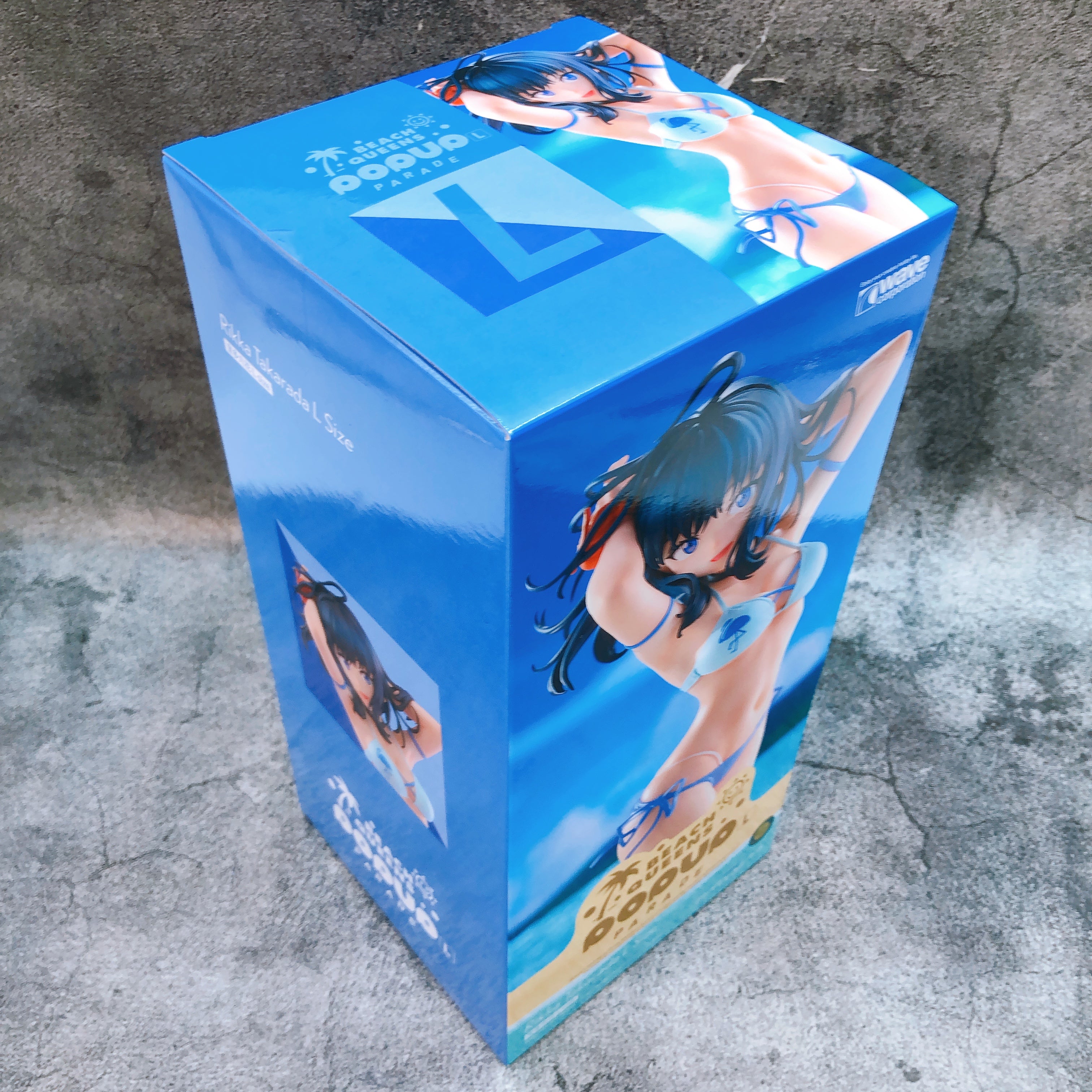 POP UP PARADE BEACH QUEENS Rikka Takarada L Size Gridman Figure Wave Sealed NEW