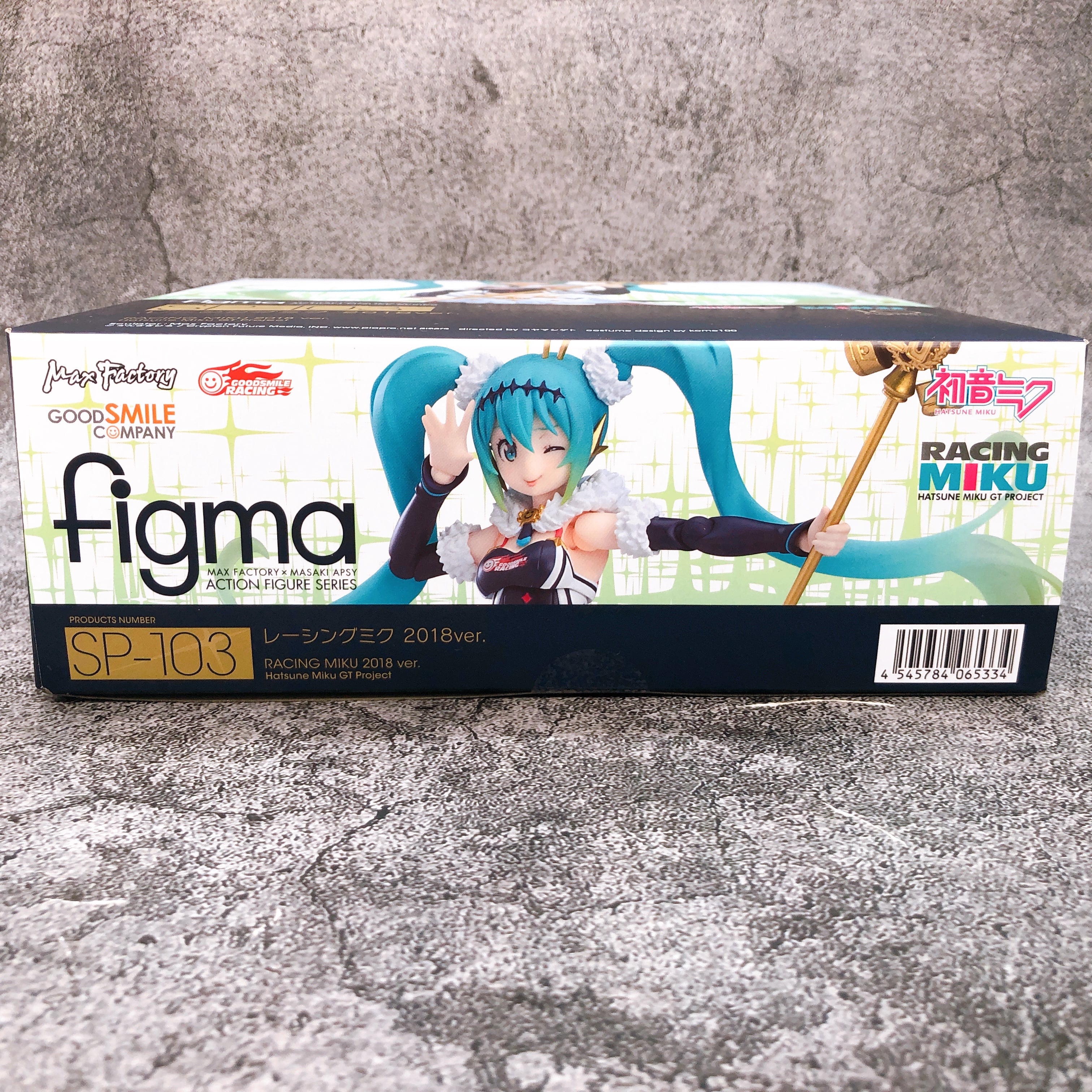 Hatsune Racing Miku 2018 ver. Figma SP-103 Max Factory Action Figure Japan New
