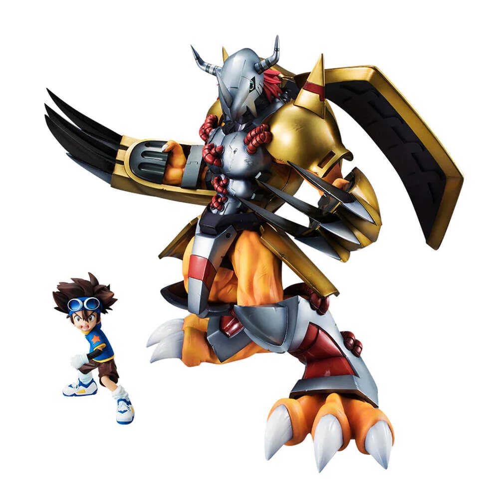 Precious G.E.M. Series Digimon Adventure Wargreymon & Taichi Yagami Figure NEW