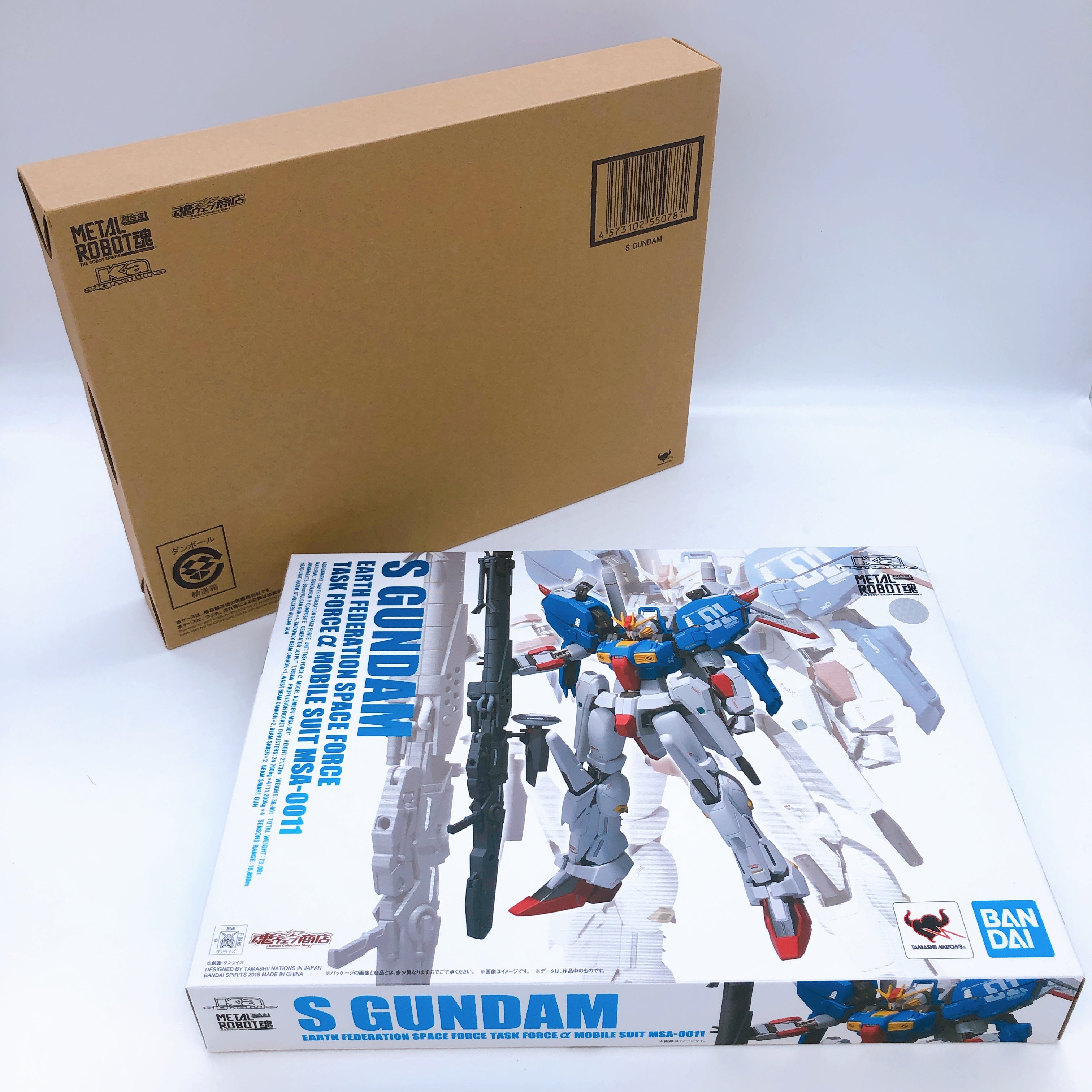 Metal Robot Spirits Ka Signature S Gundam MSA-0011 Action Figure Premium Bandai