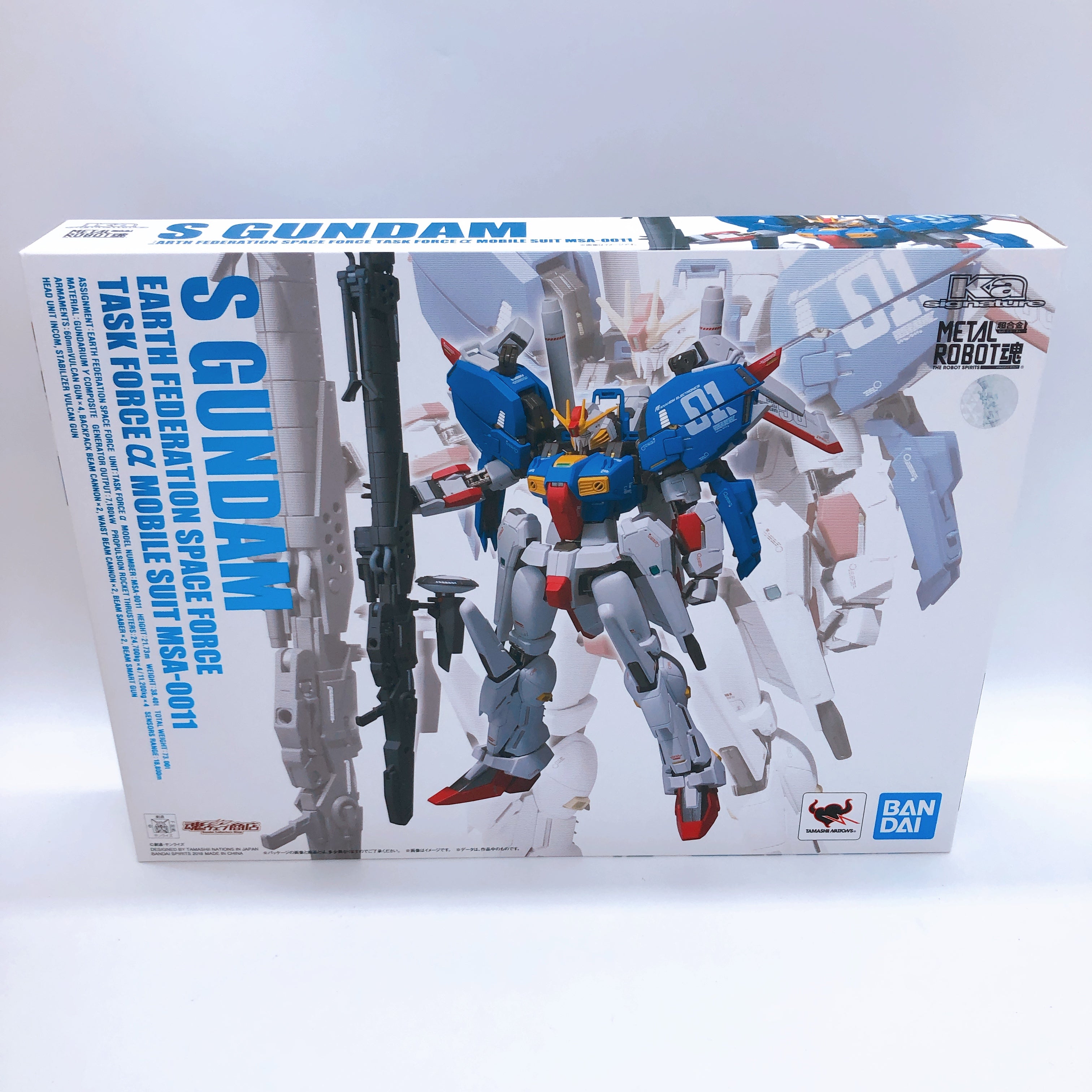 Metal Robot Spirits Ka Signature S Gundam MSA-0011 Action Figure Premium Bandai