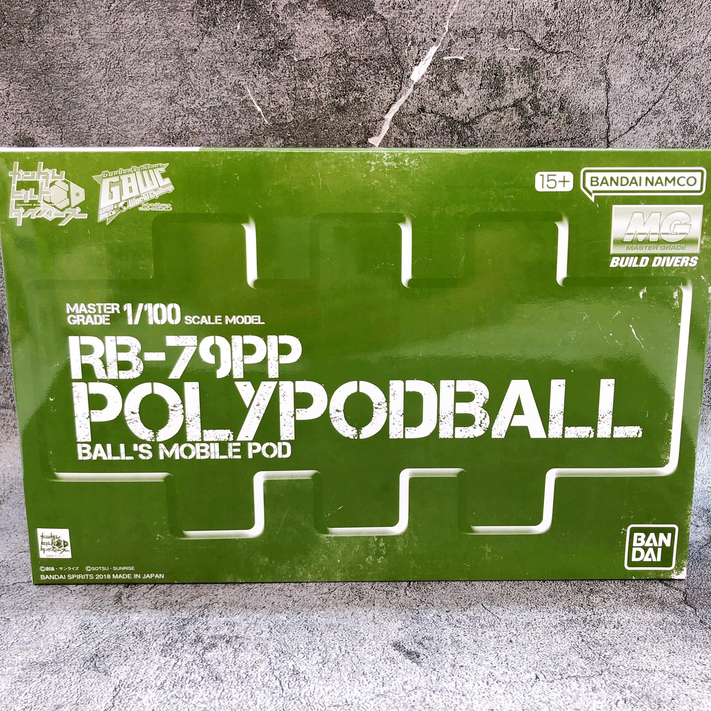 MG 1/100 POLYPODBALL Gundam Build Divers Model Kit Premium Bandai Japan FASTSHIP