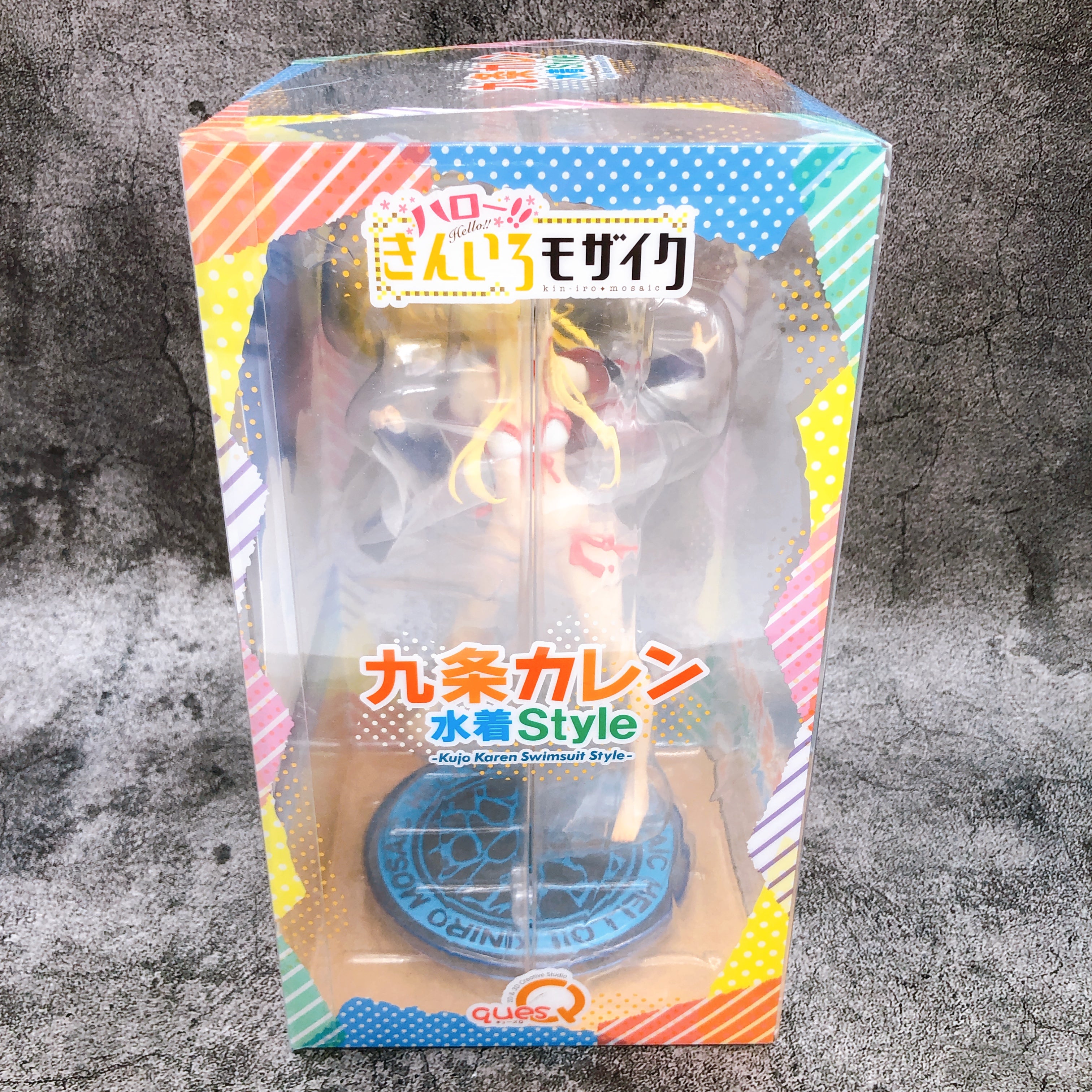 Kin-iro Mosaic Karen Kujo Swimsuit Style 1/7 Scale Figure quesQ Japan FASTSHIP