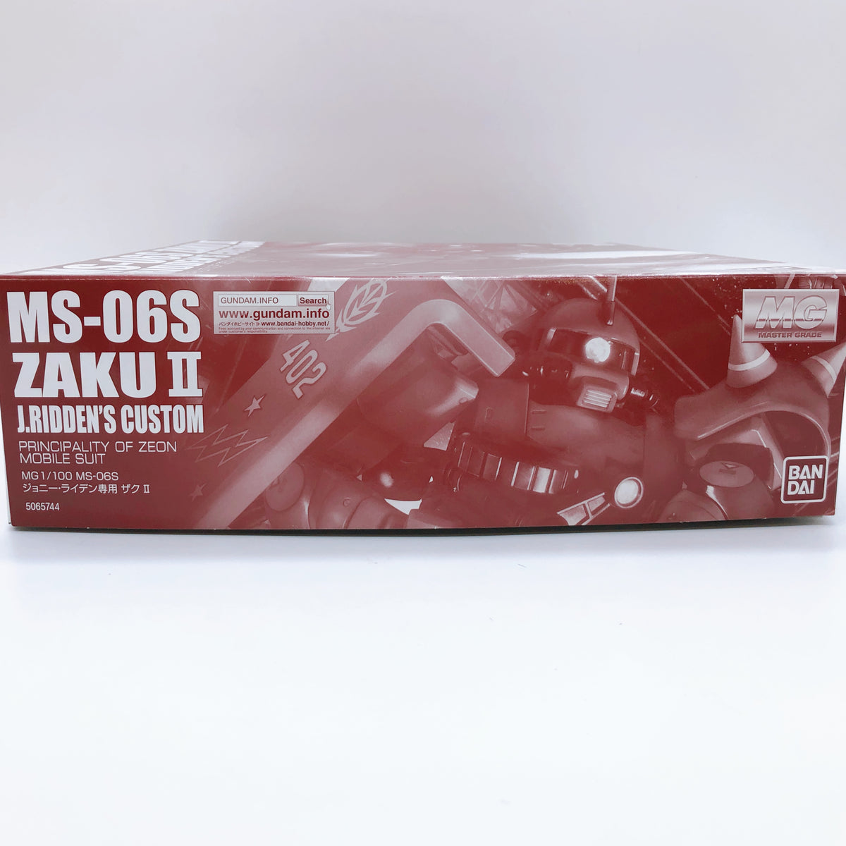 MG 1/100 Zaku II Johnny Ridden's Custom MS-06S Model Kit Premium Bandai FASTSHIP