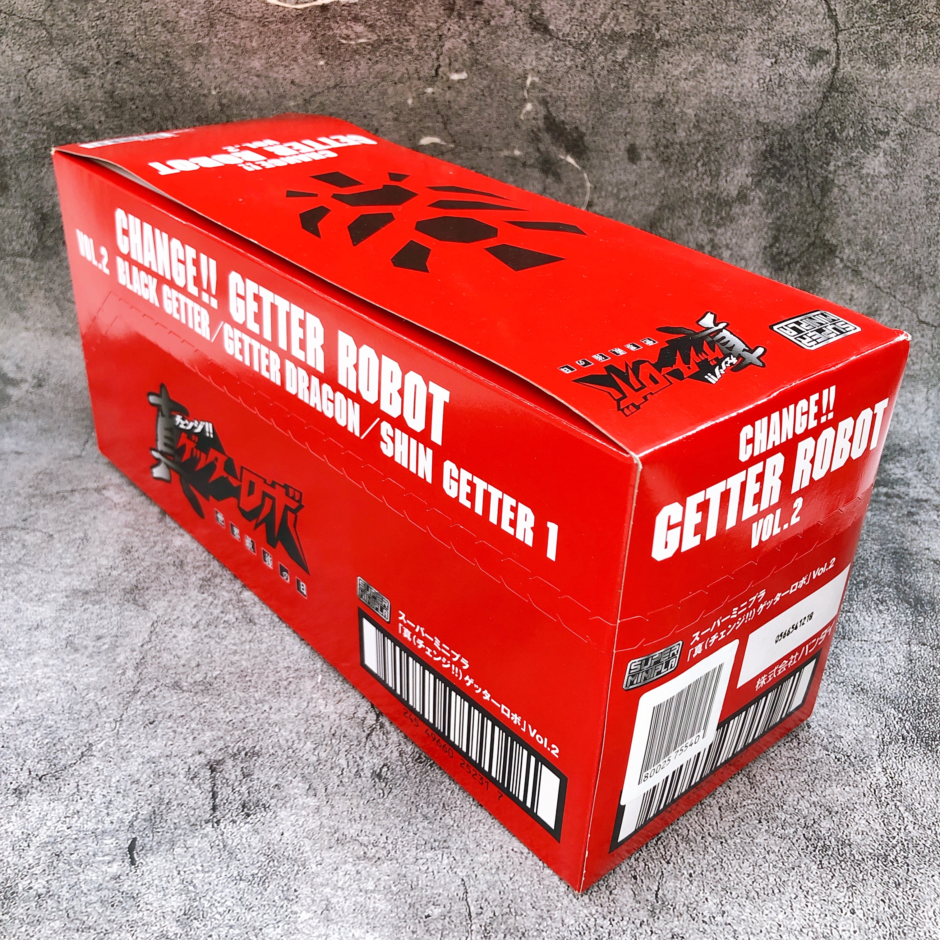 Super Minipla Getter Robo Vol.2 Box Complete Set Shokugan Model Kit Bandai Japan