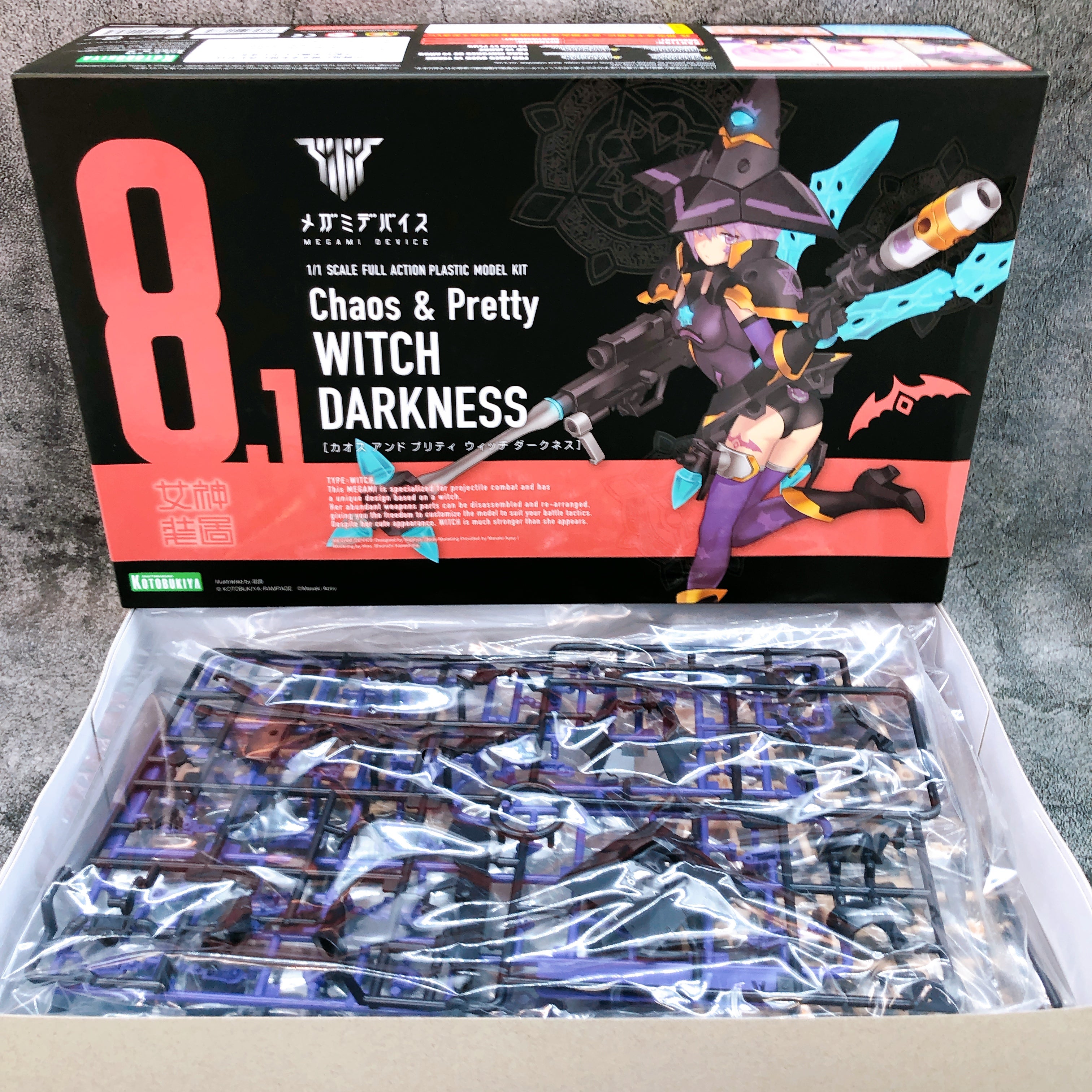 Megami Device Chaos & Pretty Witch Darkness 1:1 Model Kit KOTOBUKIYA Japan NEW
