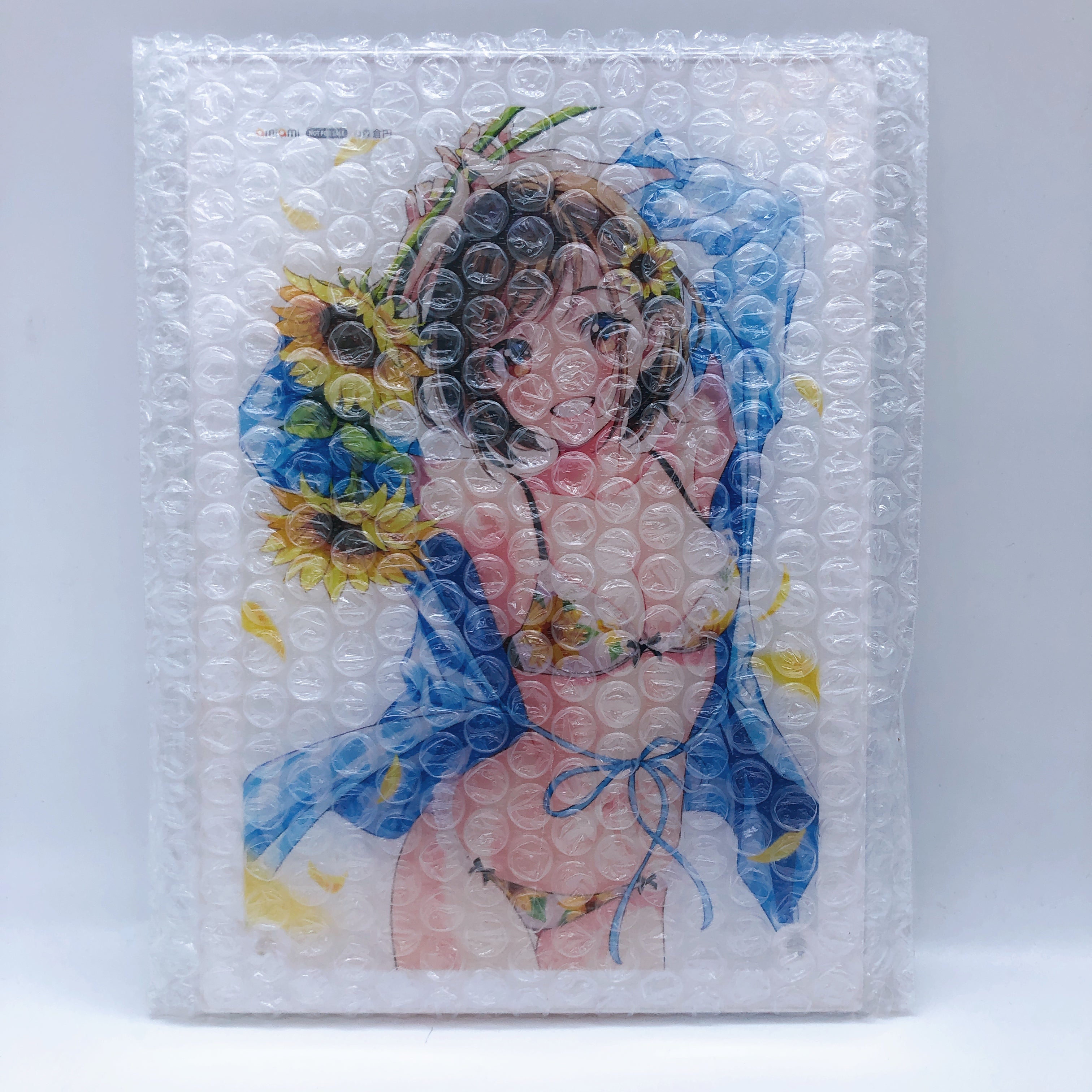 (w/Bonus) Illustration by En Morikura Sunflower Girl 1/7 Figure PLUM Japan NEW