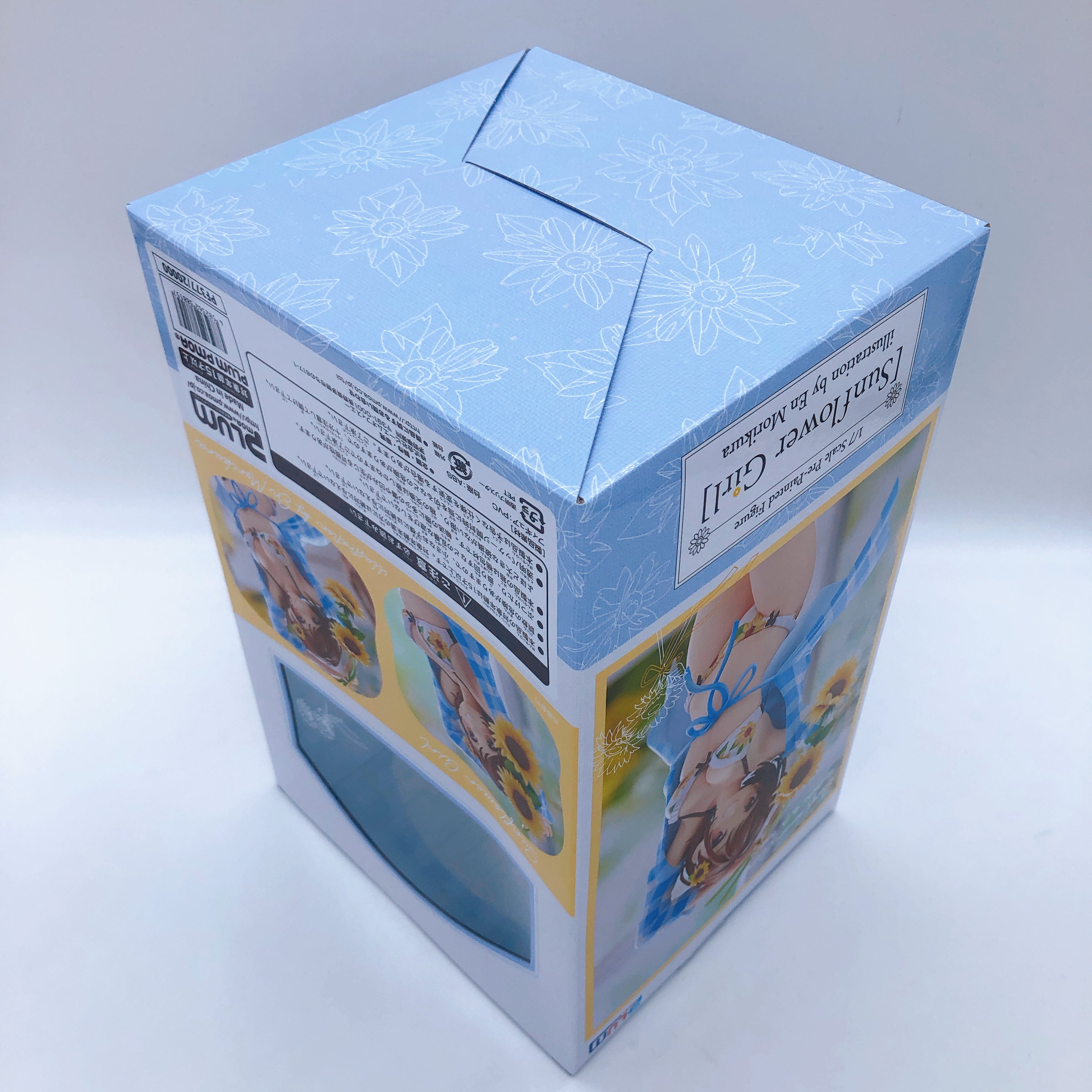 (w/Bonus) Illustration by En Morikura Sunflower Girl 1/7 Figure PLUM Japan NEW