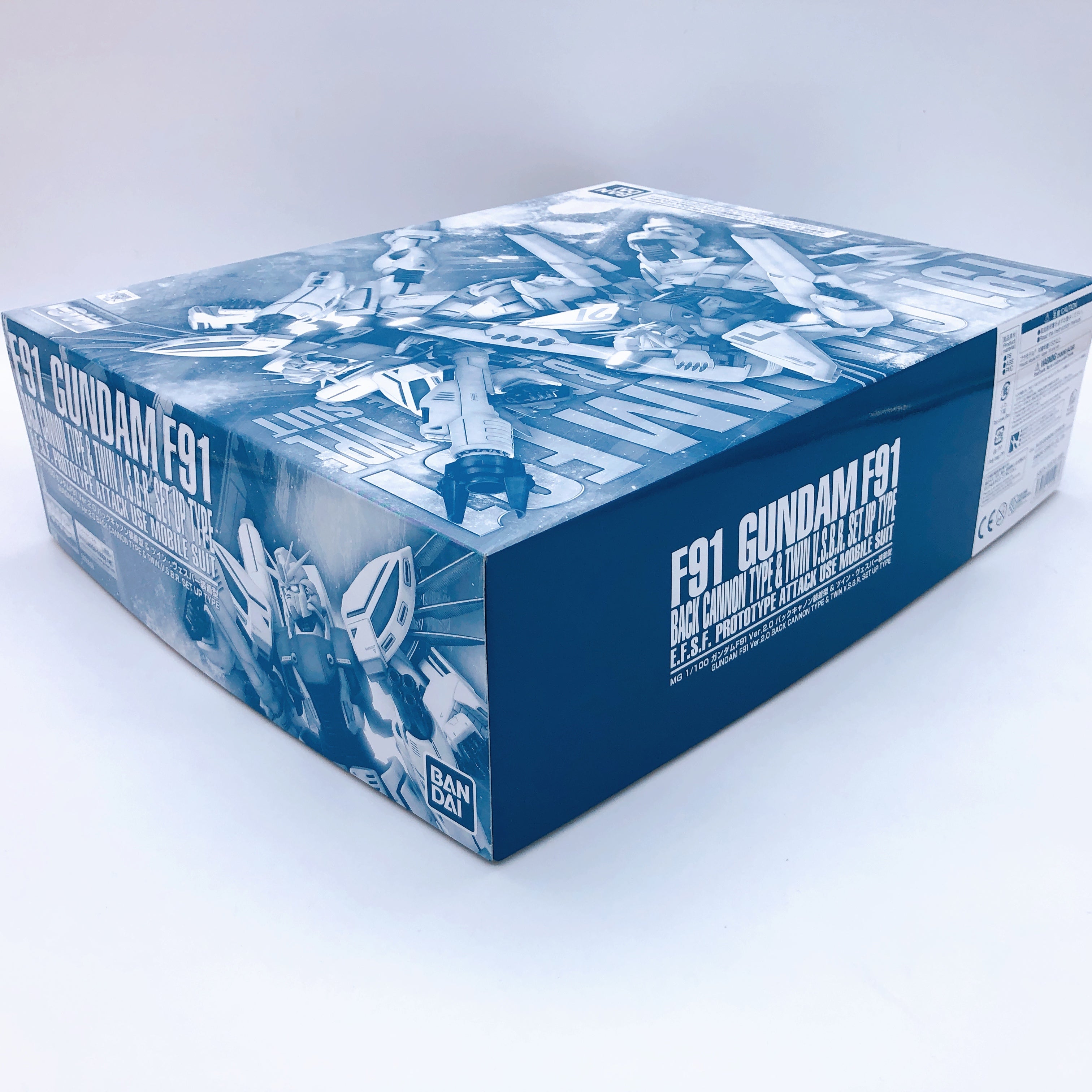 MG 1/100 Gundam F91 Ver.2.0 Back Cannon Type & Twin V.S.B.R. Set Up Type Kit NEW