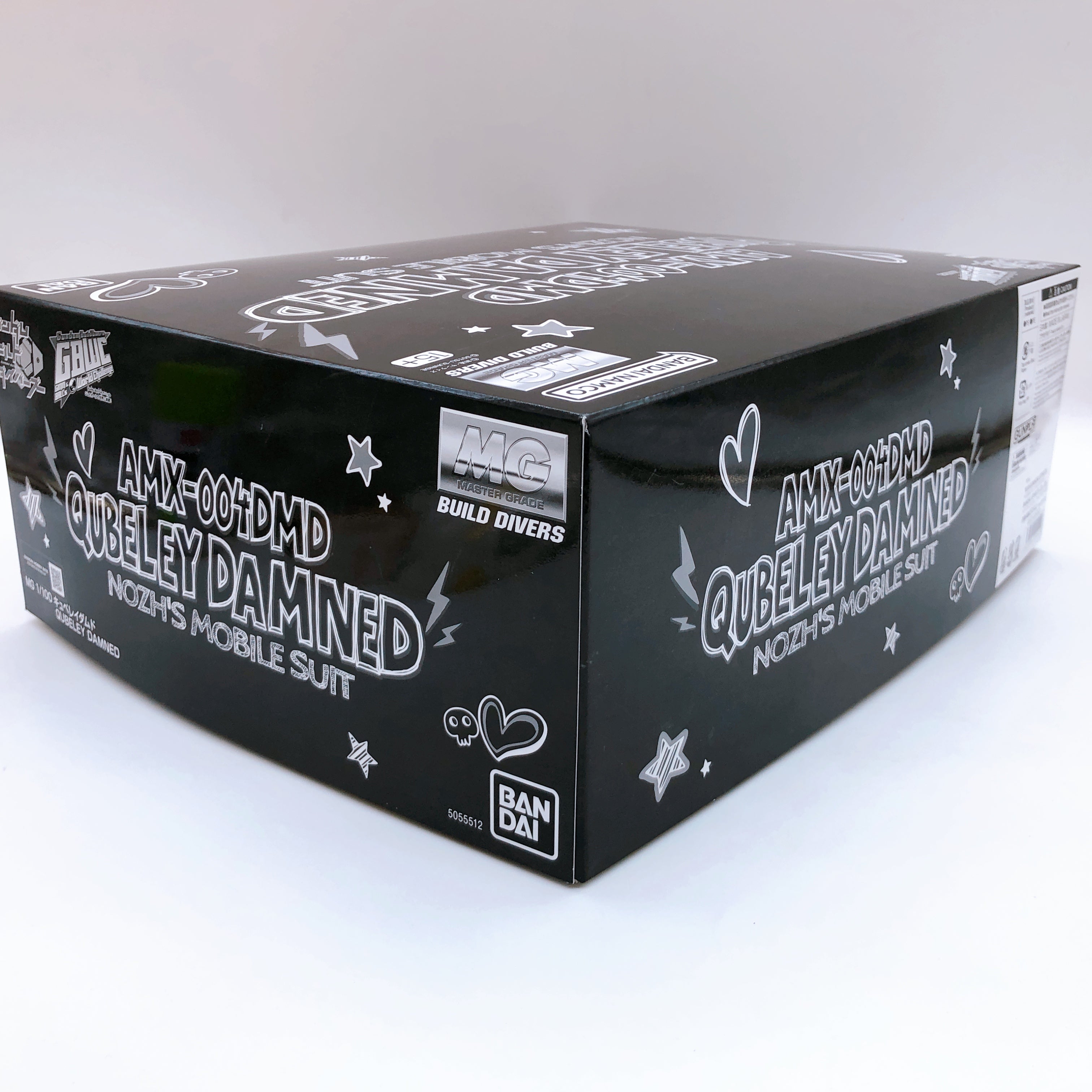 MG 1/100 Qubeley DAMNED Gundam Build Divers Model Kit Premium Bandai Japan NEW
