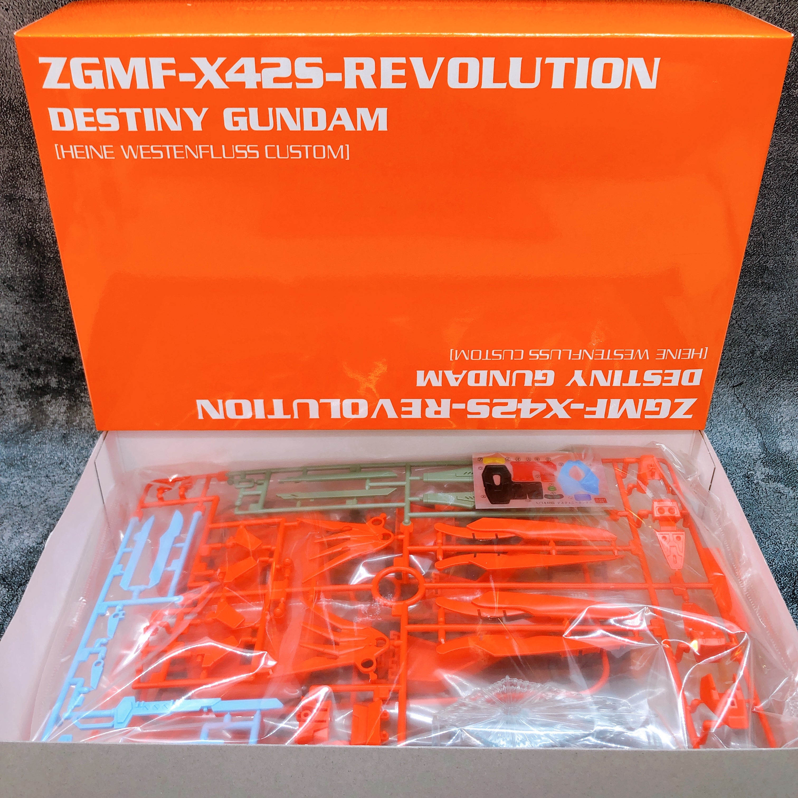 HG 1/144 Destiny Gundam Heine Custom X42S-REVOLUTION First Limited Kit 15+ Japan