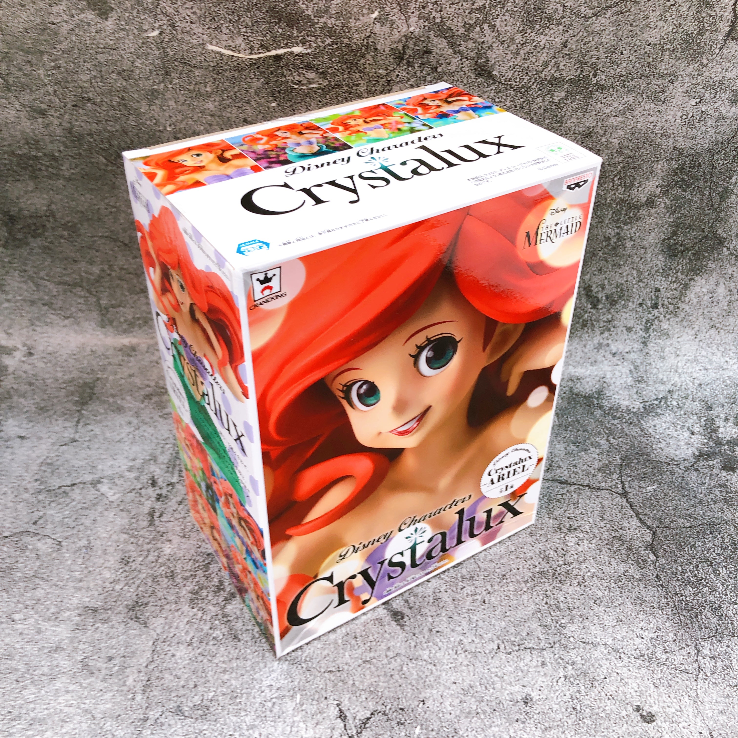 DISNEY Ariel Disney Characters Crystalux BANPRESTO Japan AUTHENTIC FASTSHIP