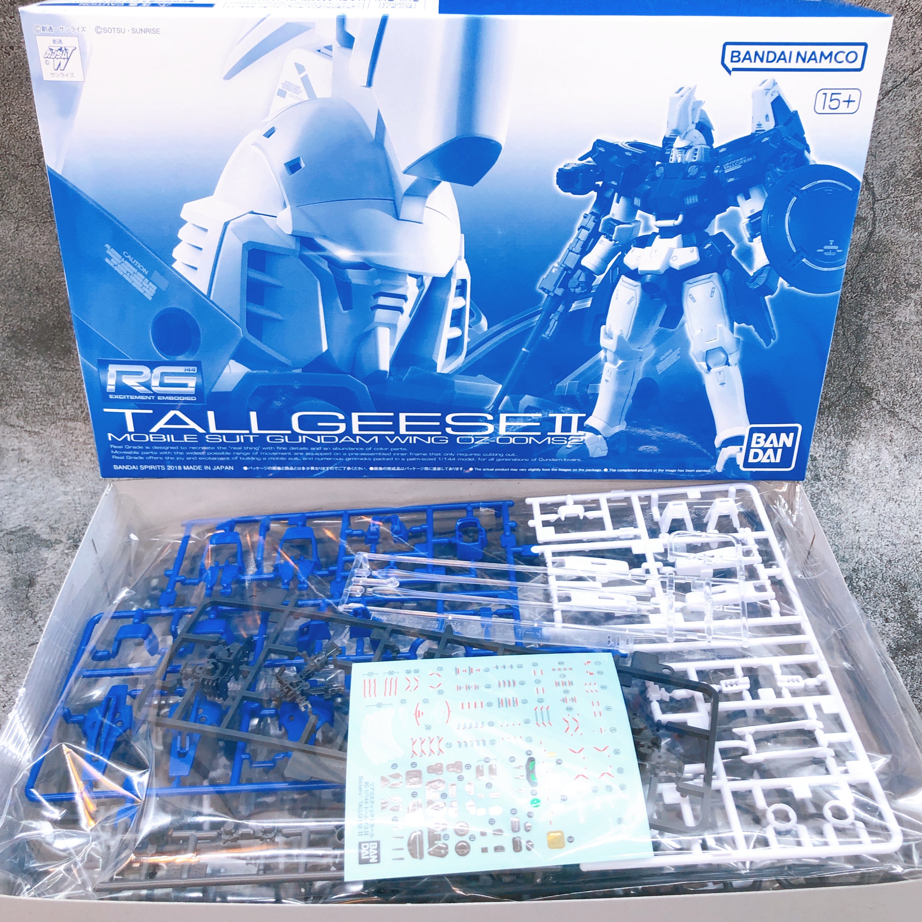 RG 1/144 Tallgeese II OZ-00MS2 Gundam W Model Kit Premium Bandai NEW FASTSHIP