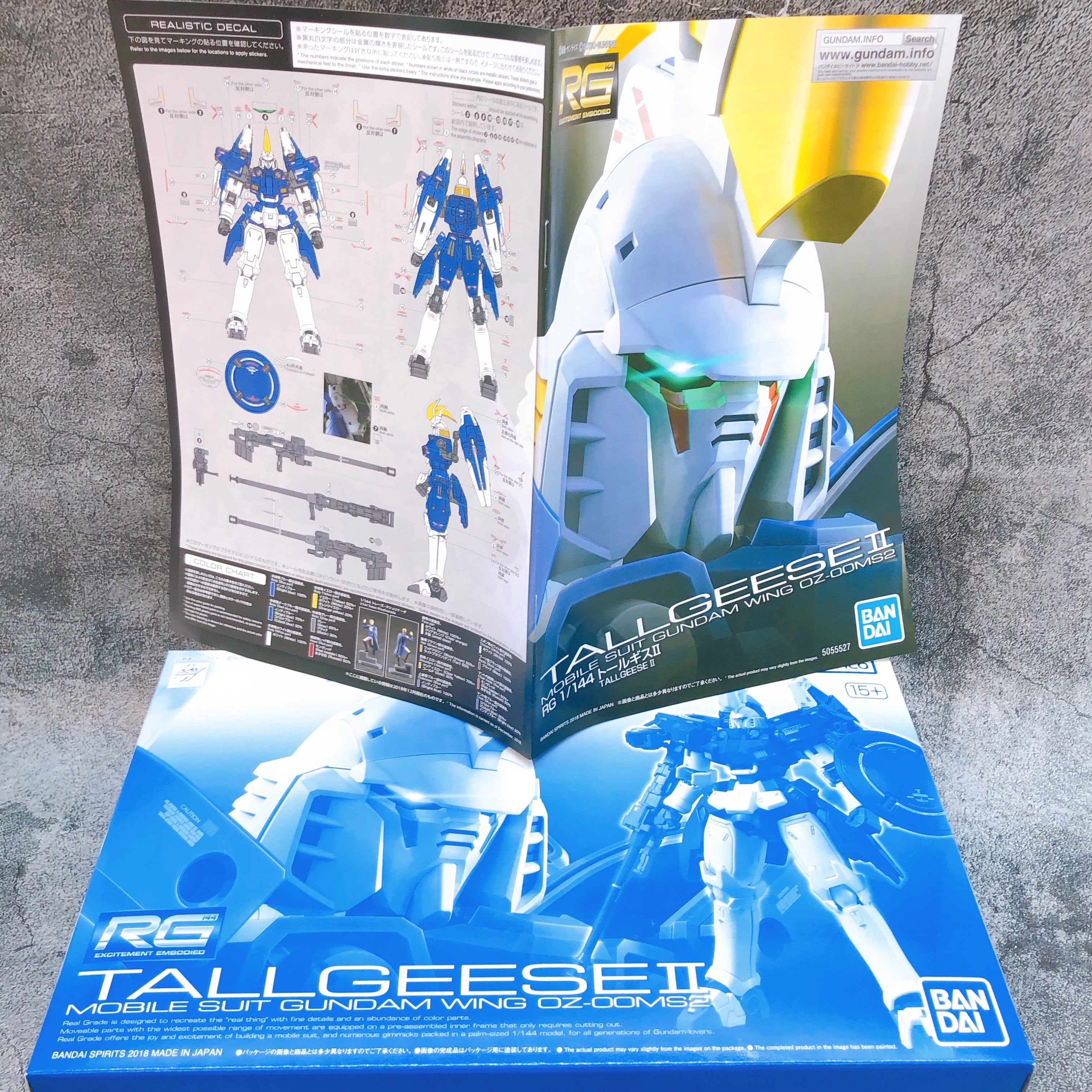 RG 1/144 Tallgeese II OZ-00MS2 Gundam W Model Kit Premium Bandai NEW FASTSHIP
