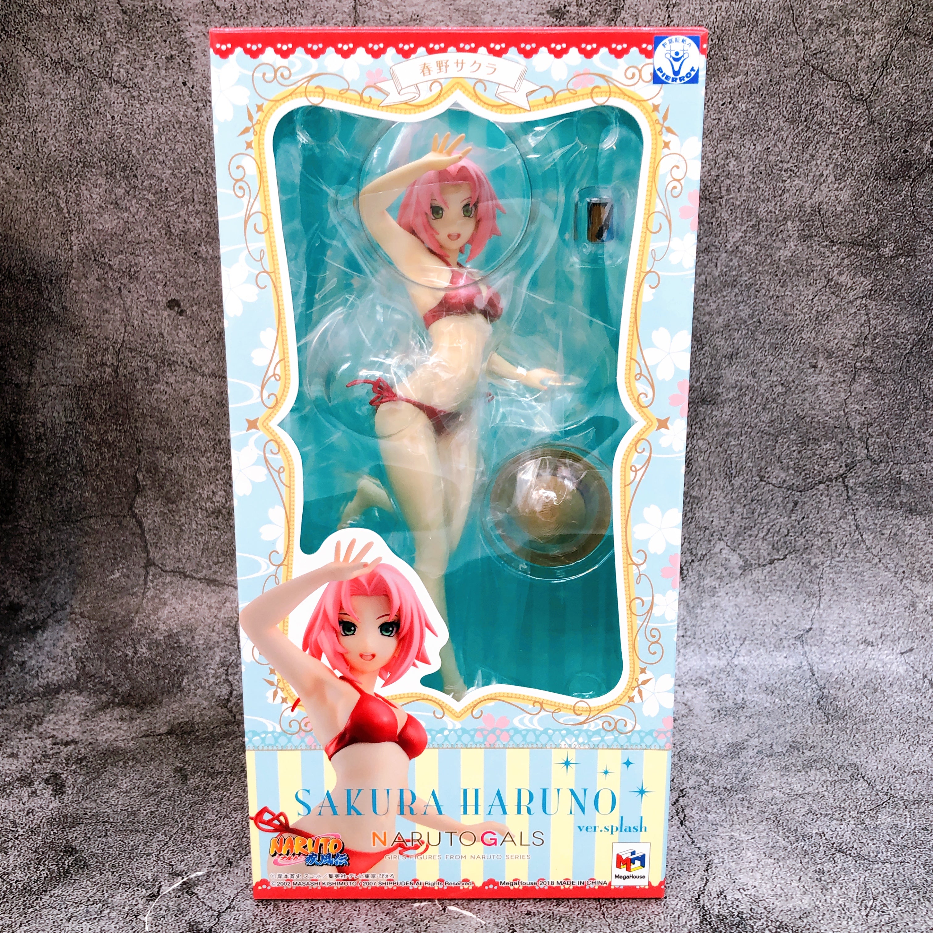 NARUTO Gals Sakura Haruno Ver. Splash Swimsuit Shippuden Megahouse Figure NEW