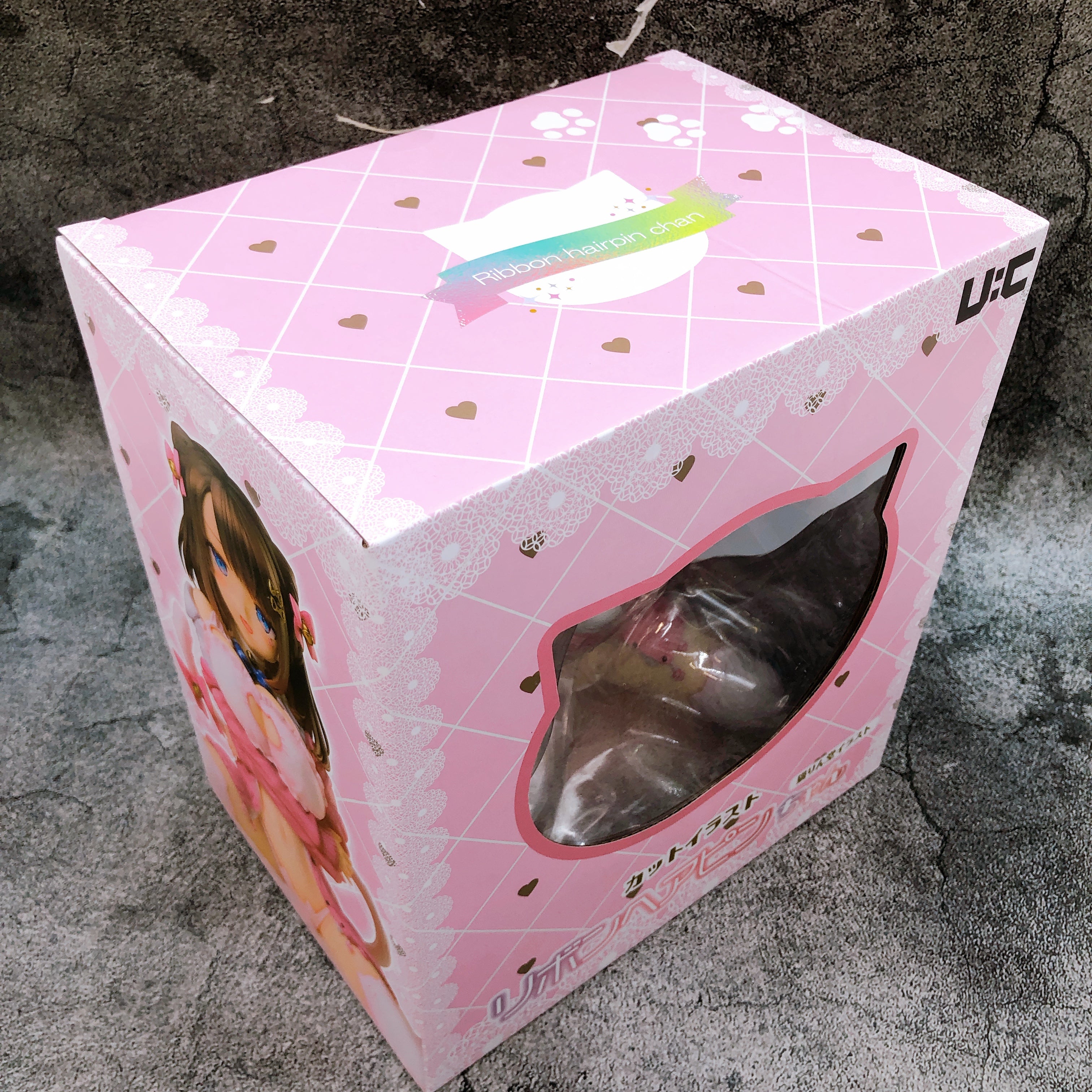 Ribbon Hairpin-chan Figure Union Creative Japan Katto Nekorindou Illustration