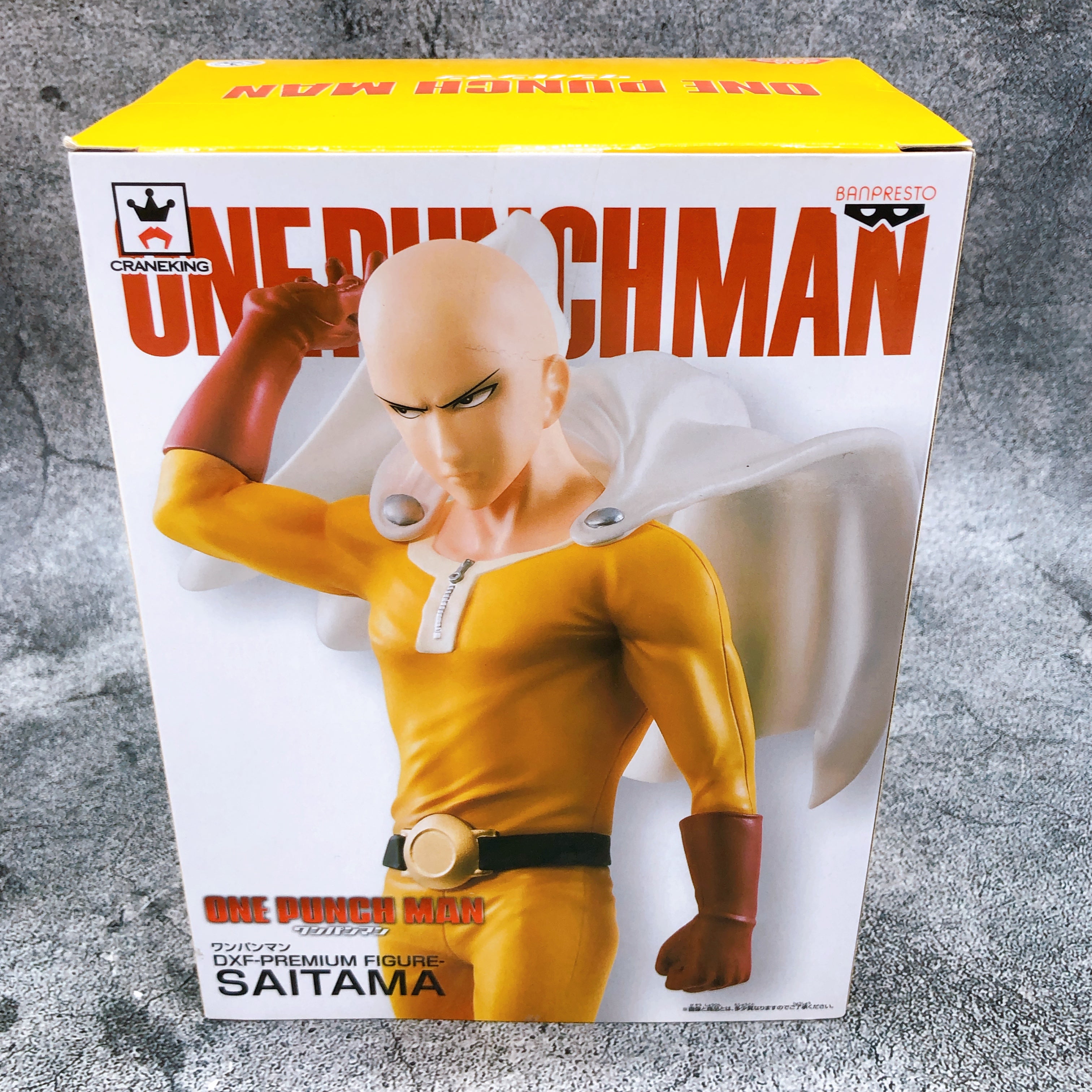 One Punch Man Saitama DXF PREMIUM FIGURE SAITAMA Figure BANPRESTO Japan FASTSHIP