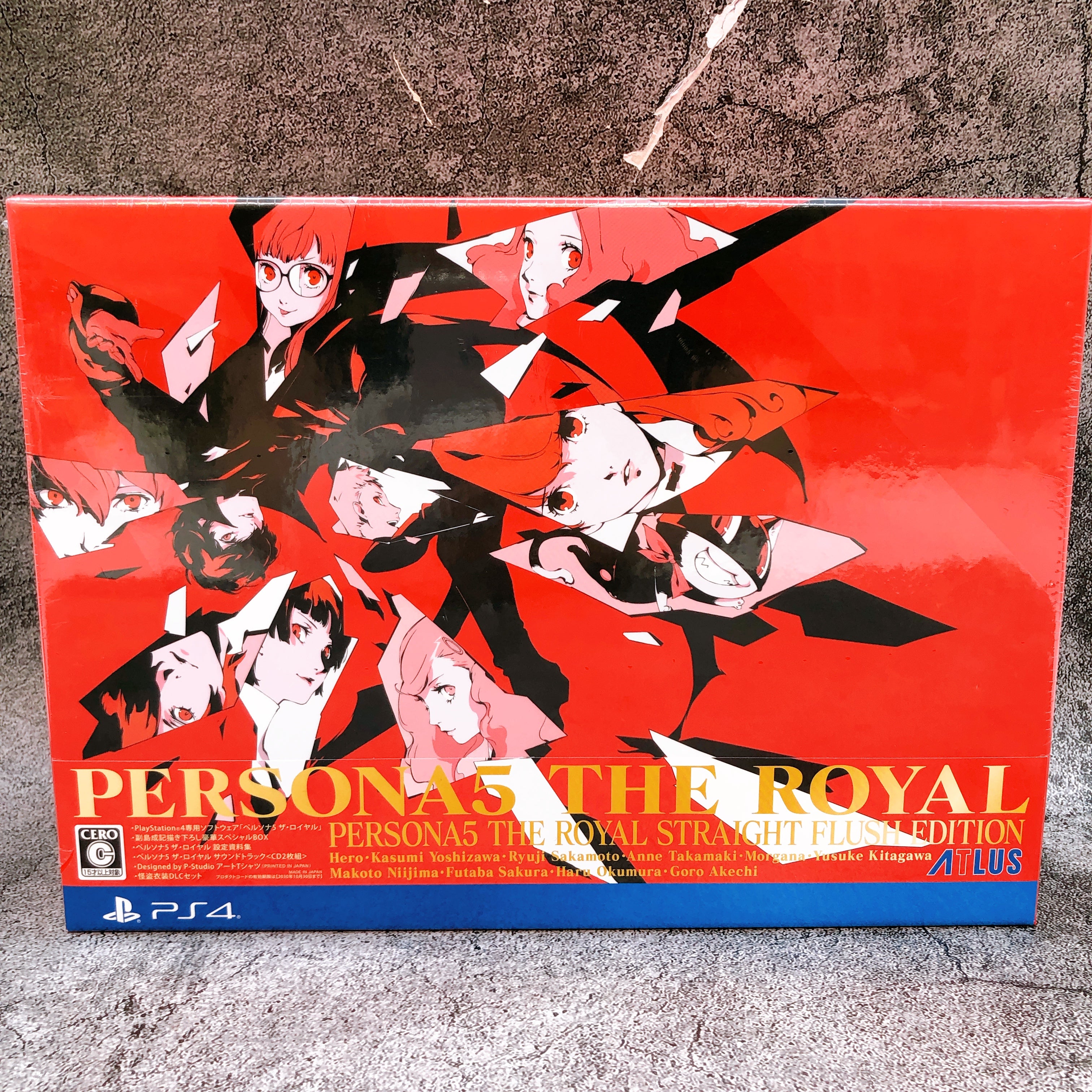 PS4 Persona 5 The Royal Straight Flash Edition Box ATLUS Japan Game Sealed NEW