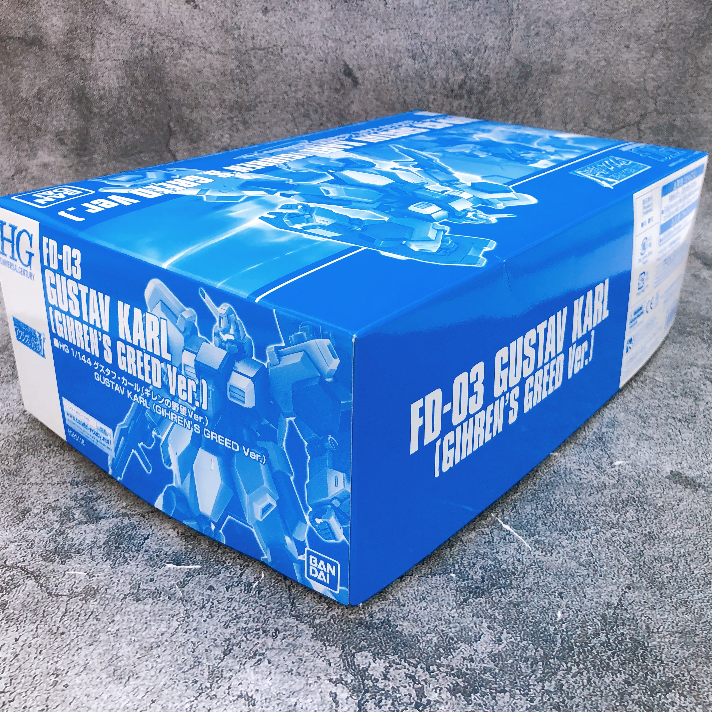 HG 1/144 Gustav Karl Gihren's Greed Ver Model Kit Premium Bandai Japan FASTSHIP