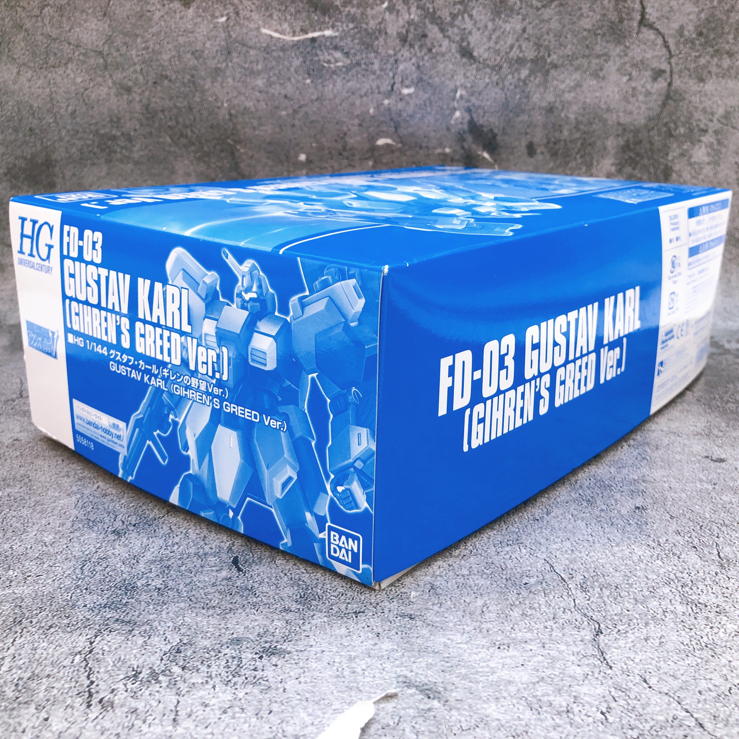 HG 1/144 Gustav Karl Gihren's Greed Ver. Model Kit 15+ Premium Bandai Japan NEW