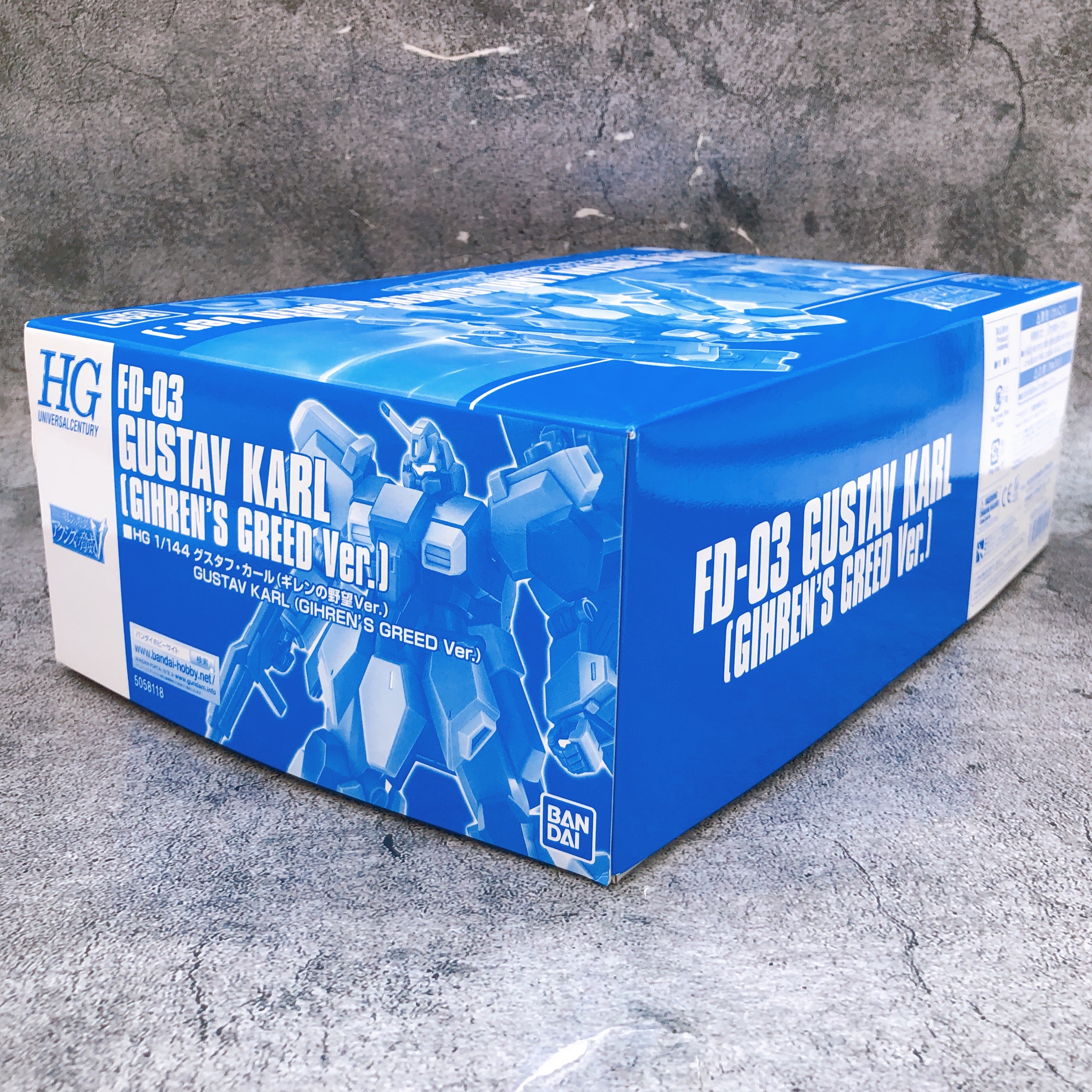 HG 1/144 Gustav Karl Gihren's Greed Ver. Model Kit 15+ Premium Bandai Japan NEW