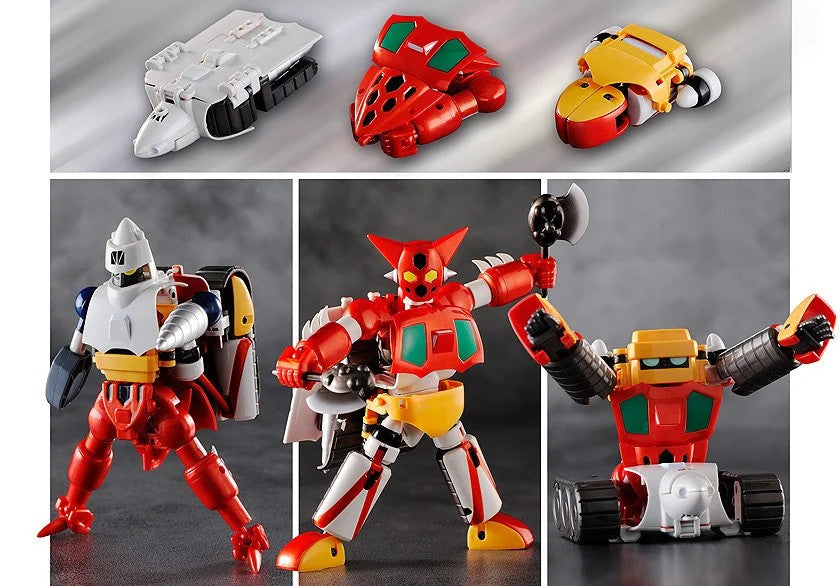 Getter Robo Dynamic Change Eagle Bear Jaguar FREEing Japan Action Figure 15+