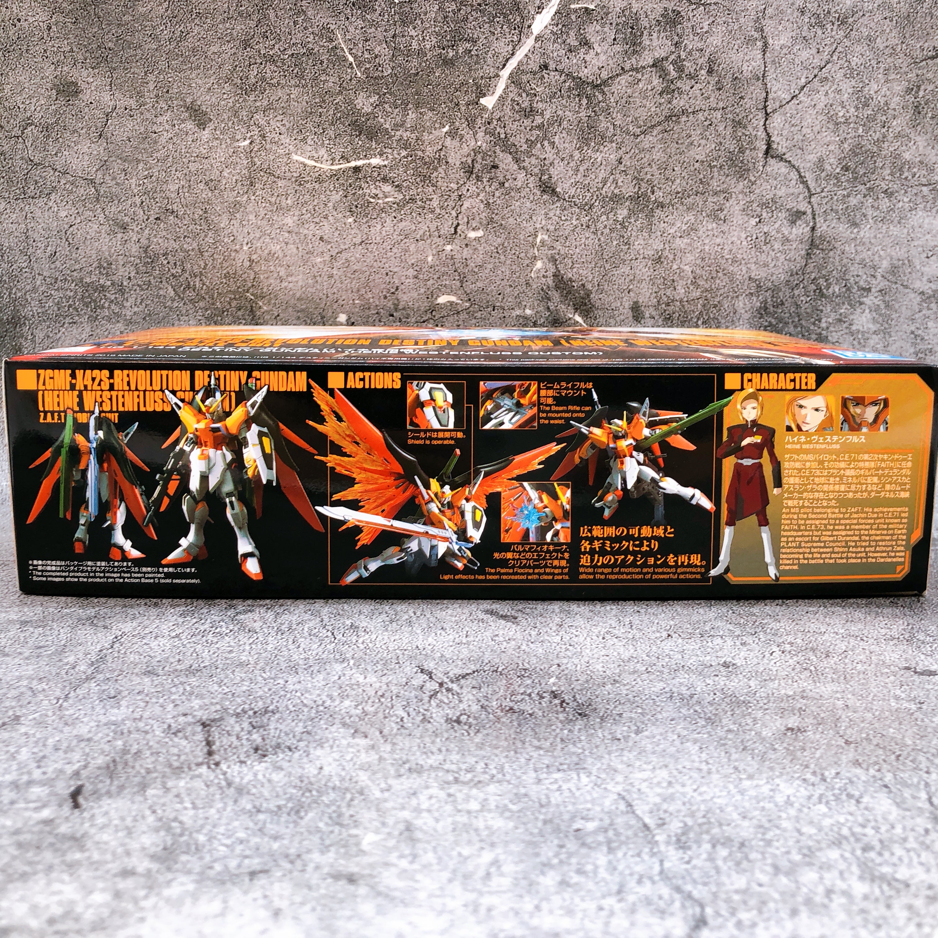 HG 1/144 Destiny Gundam Heine Westenfluss Custom Rare Kit 15+ Bandai Japan NEW