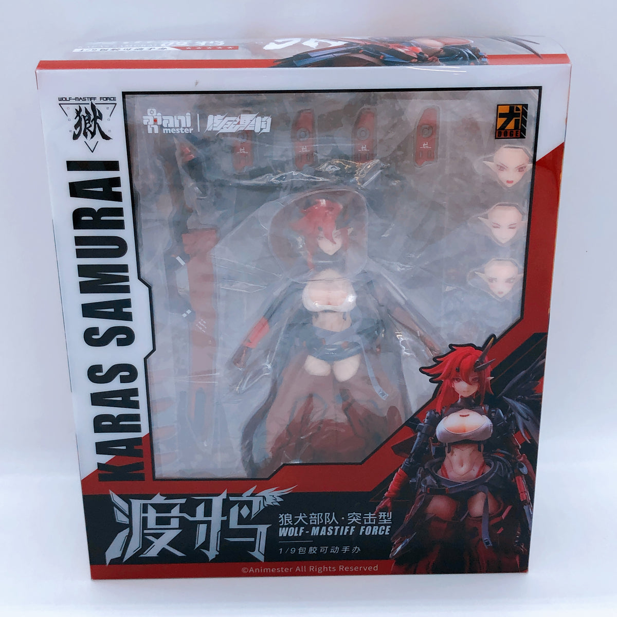 WOLF-MASTIFF FORCE Karas Samurai 1/9 Scale Seamless Action Figure AniMester