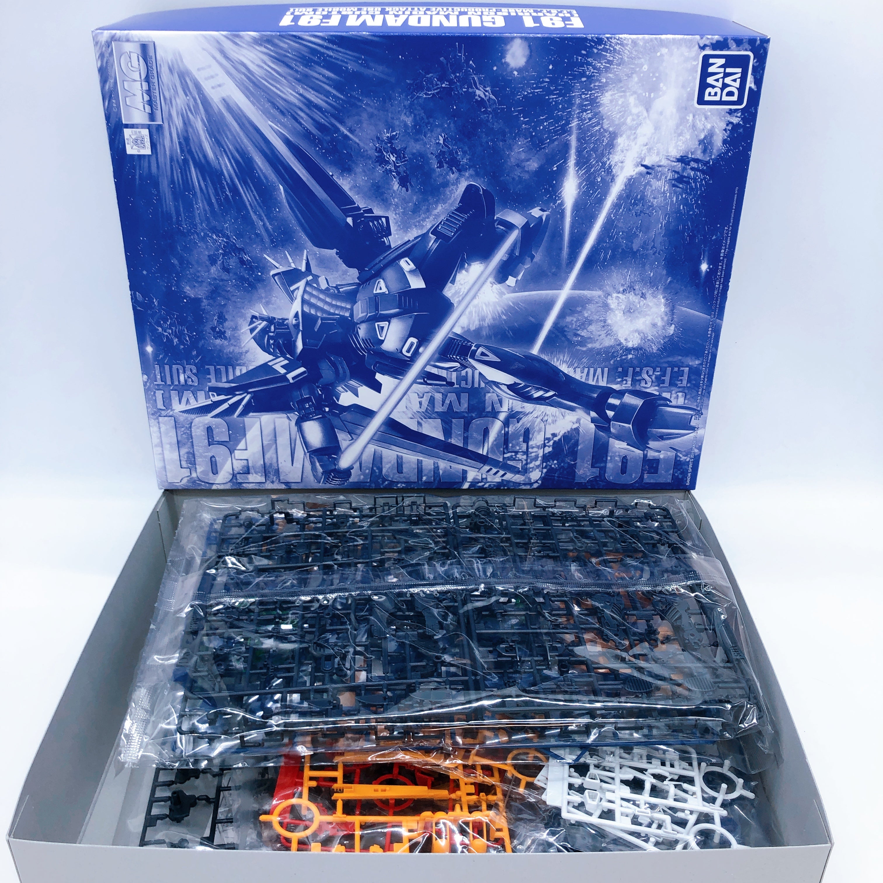 MG 1/100 Gundam F91 Ver.2.0 Harrison Madin Custom Model Kit Premium Bandai NEW