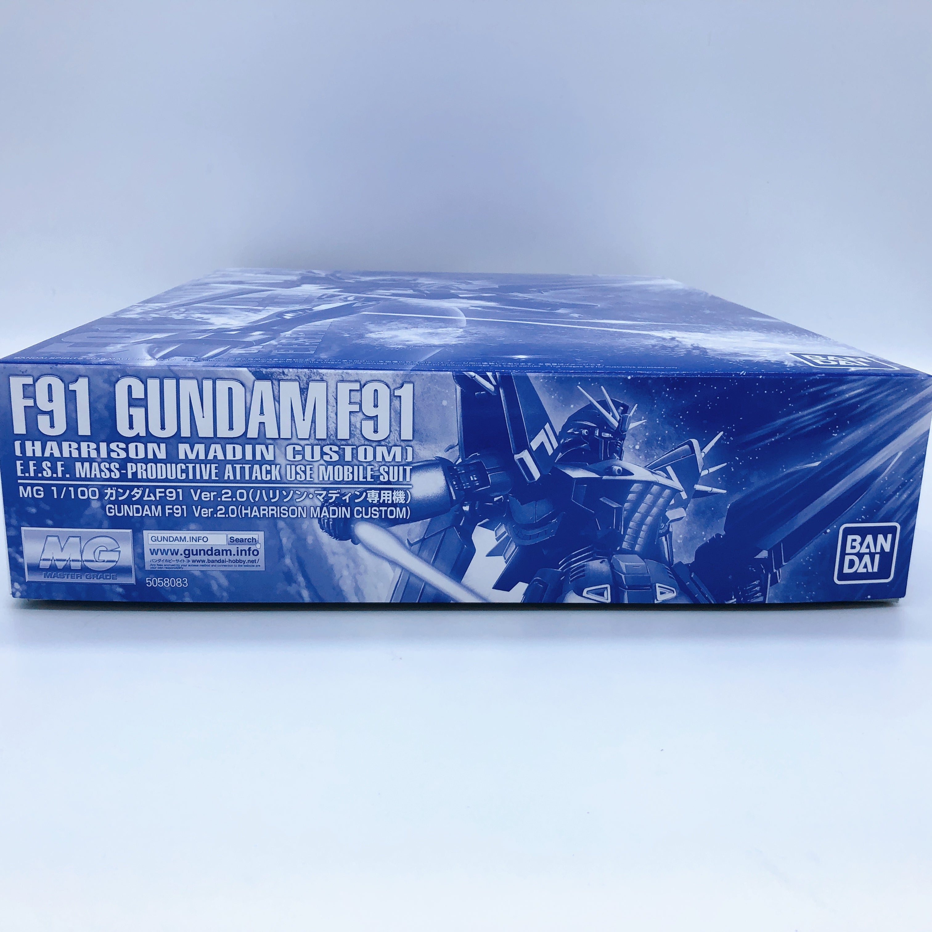 MG 1/100 Gundam F91 Ver.2.0 Harrison Madin Custom Model Kit Premium Bandai NEW