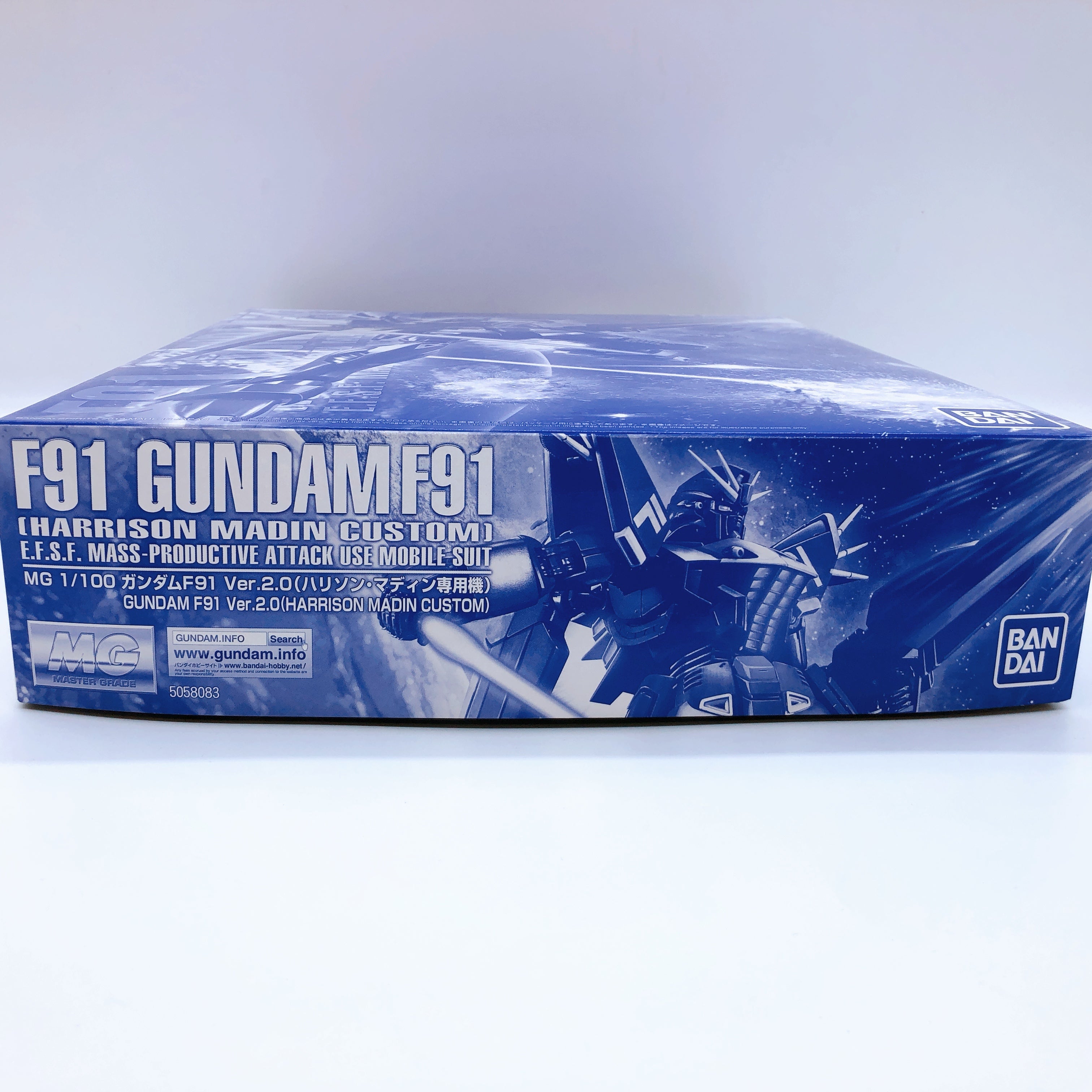 MG 1/100 Gundam F91 Ver.2.0 Harrison Madin Custom Model Kit Premium Bandai NEW