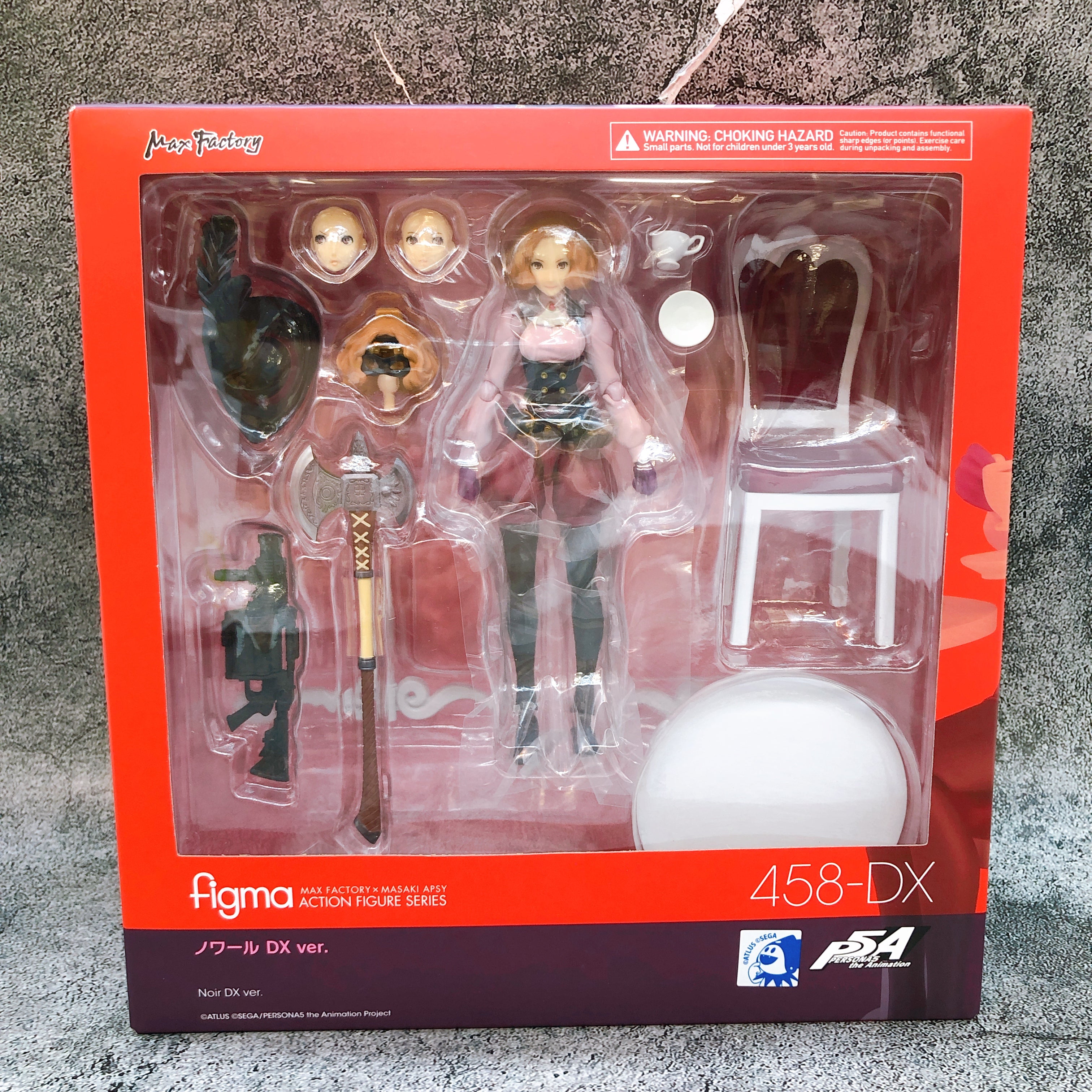 Persona 5 Noir Figma 458 DX Ver. Action Figure Max Factory Japan AUTHE